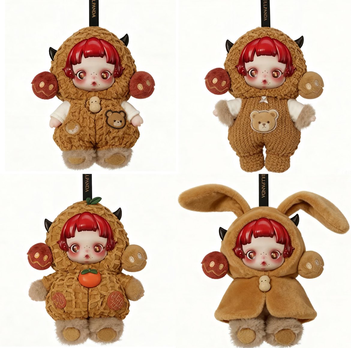 Is the Amuseables Yeti Peanut outfit removable?