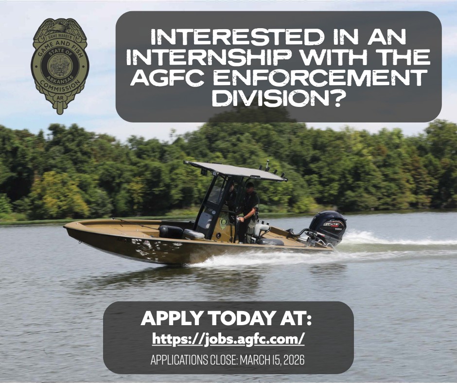 Apply for a 2026 AGFC Summer... - Arkansas Game Wardens | Facebook