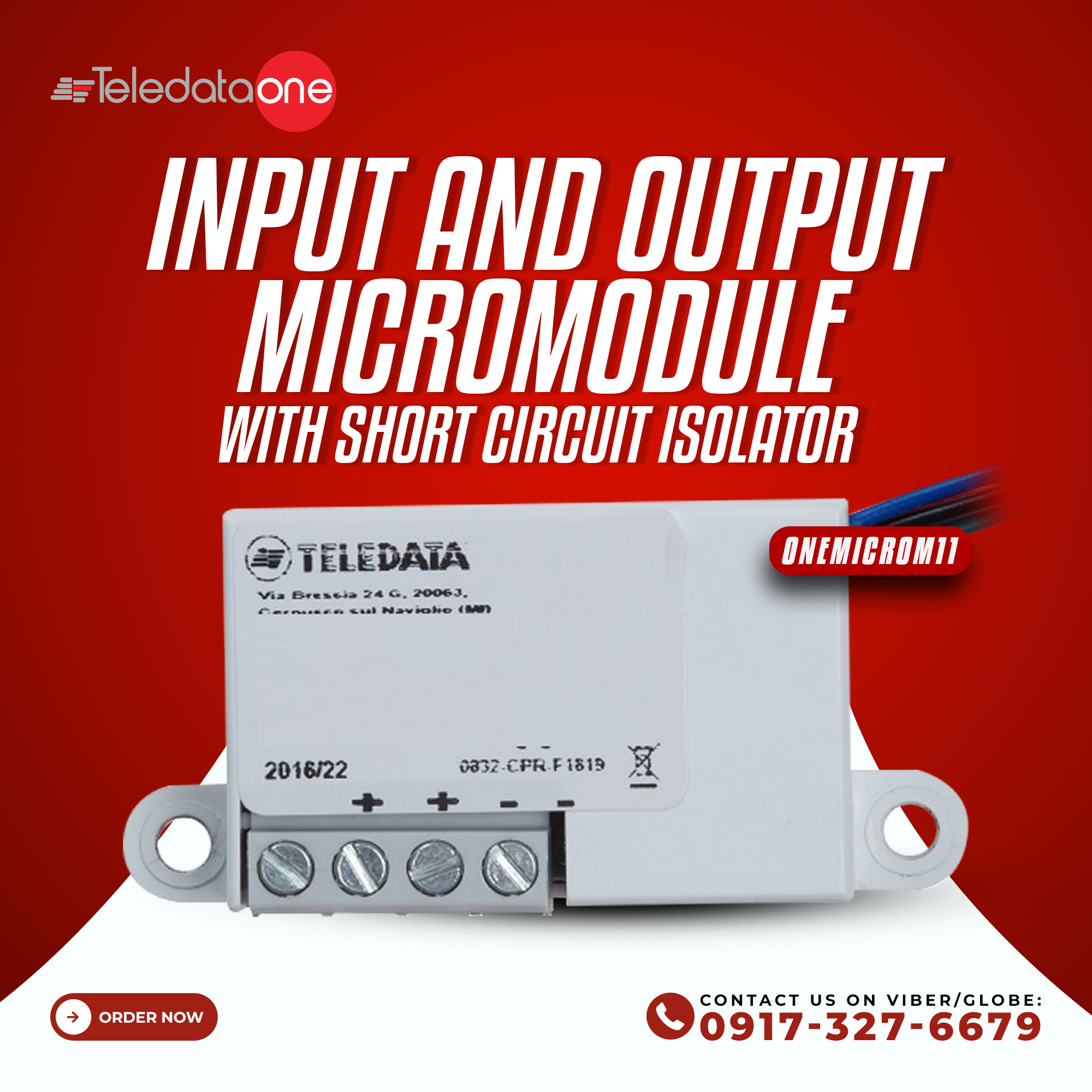 FDAS and more - 🔥 TELEDATA ONE Input & Output Micromodule... | Facebook