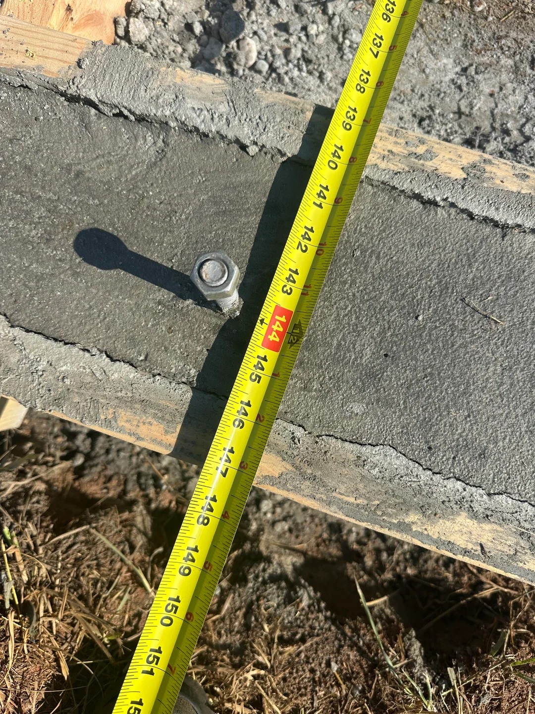 Alicia - Concrete footer for Greenhouse. I just had a concrete footing ...