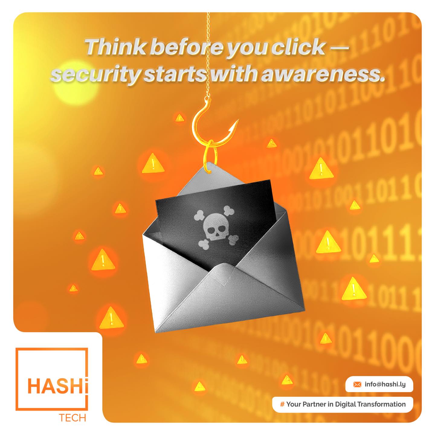 HASHI Tech - Think before you click — security starts with... | Facebook
