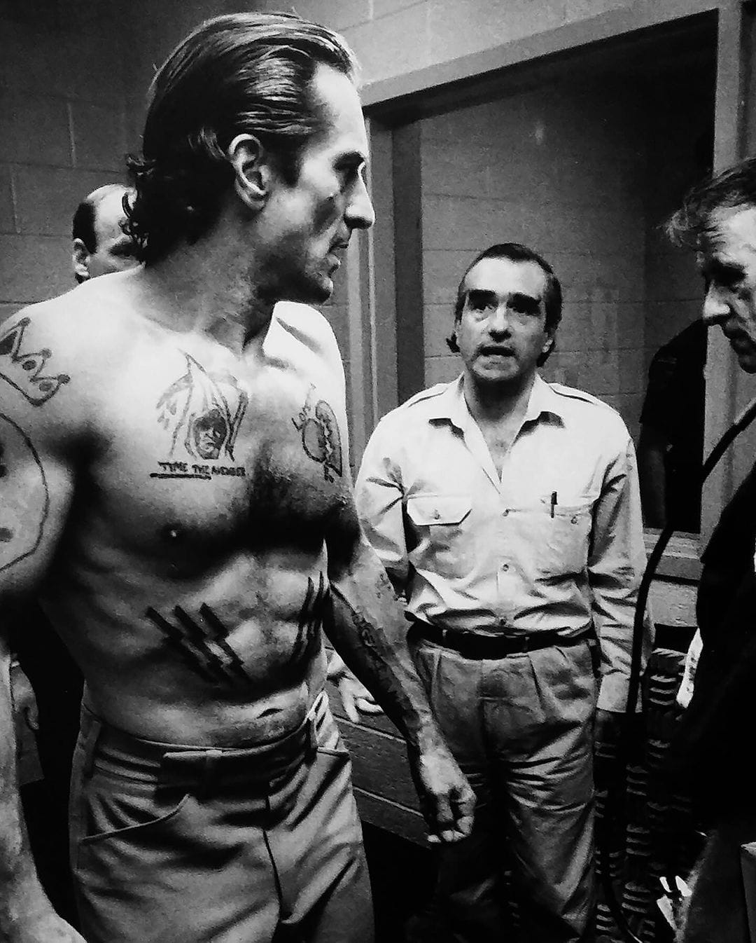 These tats are awesome! @filmatic Robert De Niro as Max Cady in