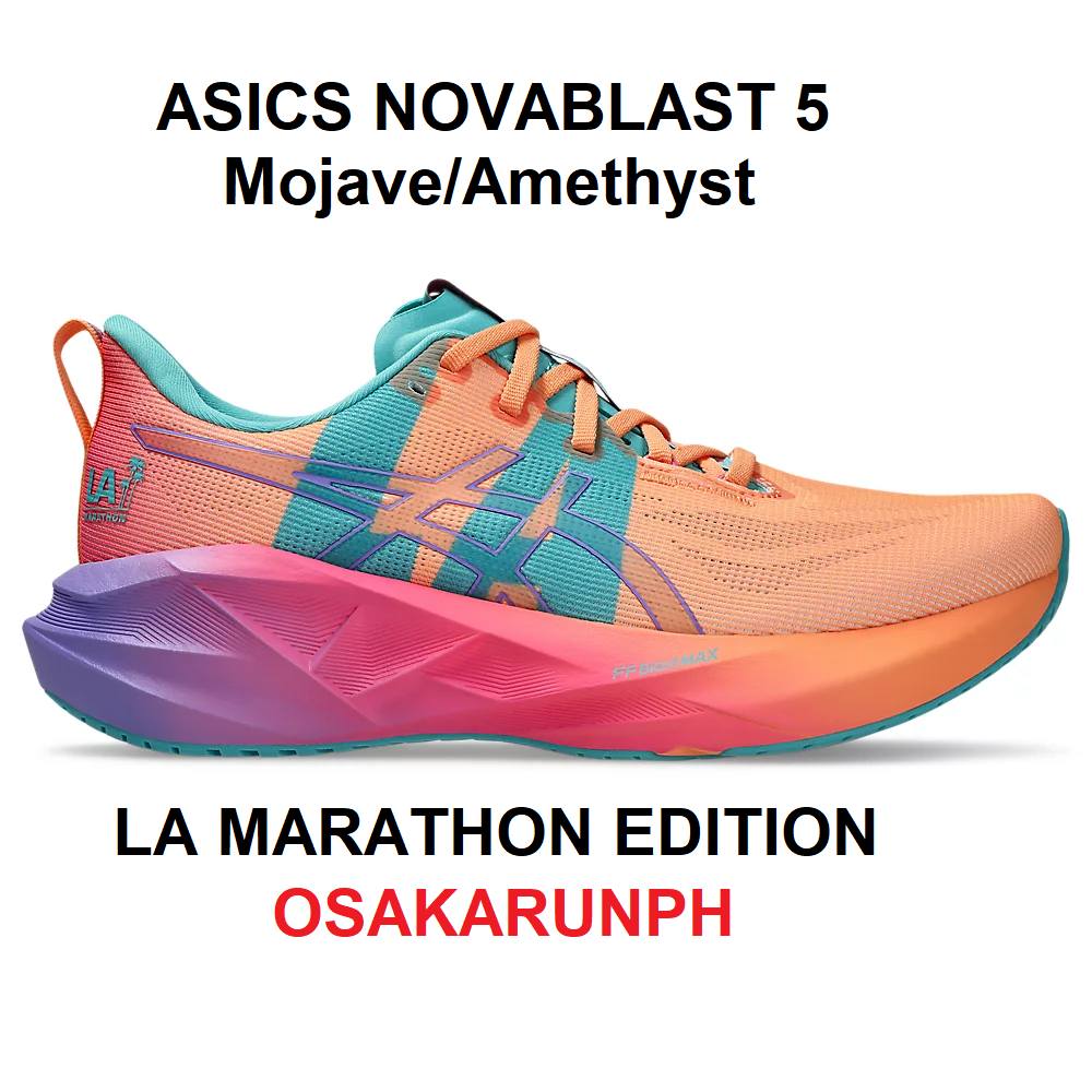 Asics Novablast 5 LA Marathon 2026 edition Mojave / Amethyst