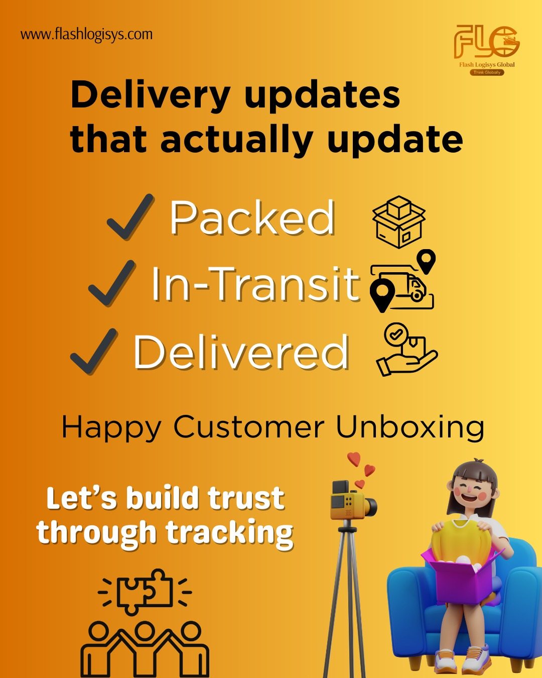 Flash Logisys - 📦 Delivery updates that actually update.... | Facebook