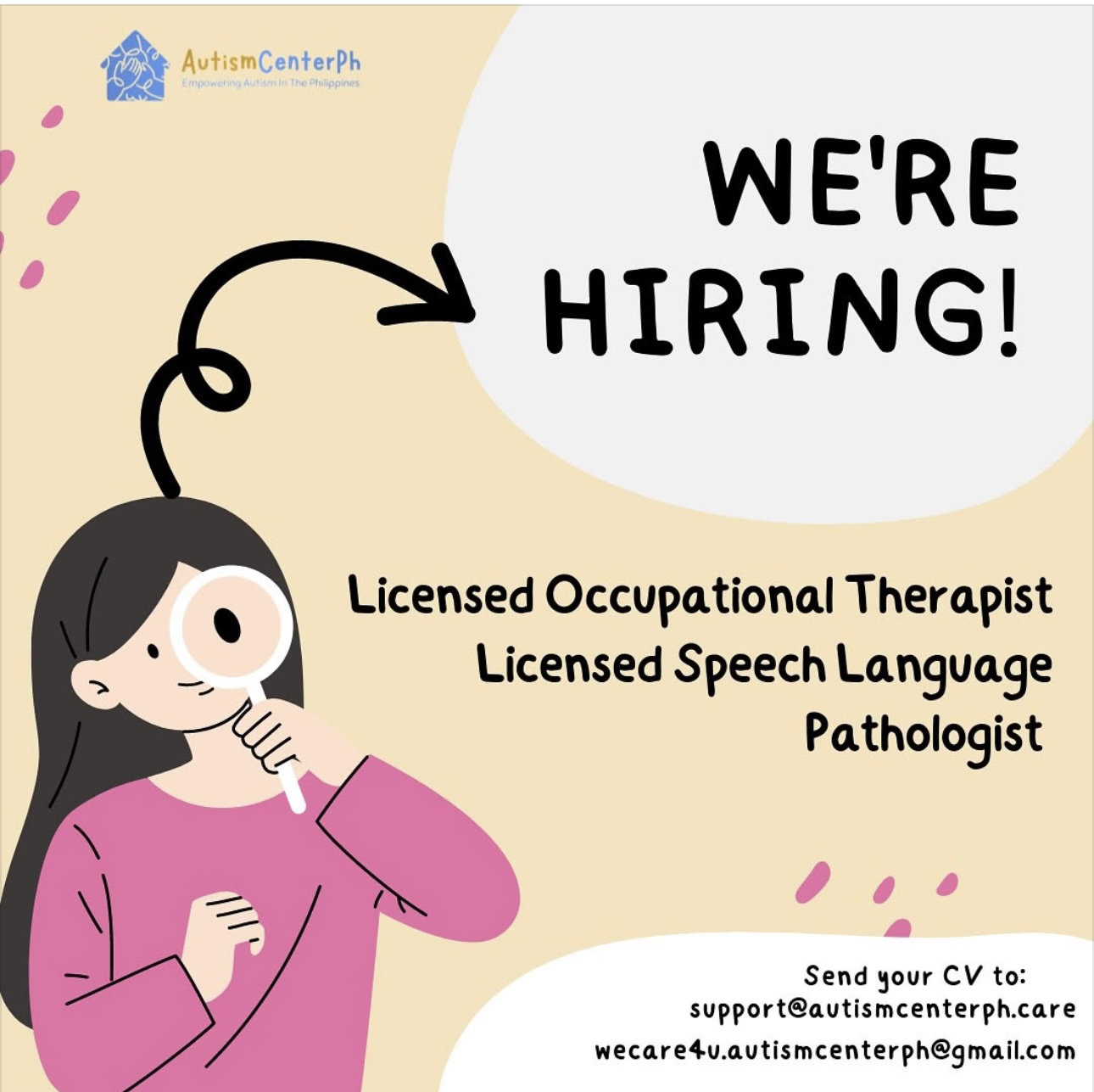 Autism - We're Hiring! Join Our Team! We are looking for passionate ...