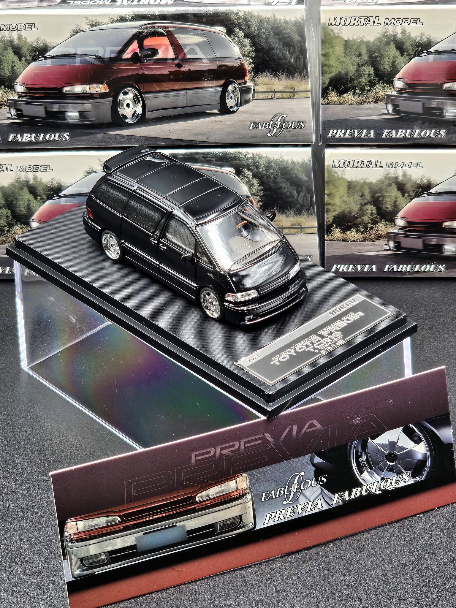 Mortal model 1:64 Toyota Previa diecast car available