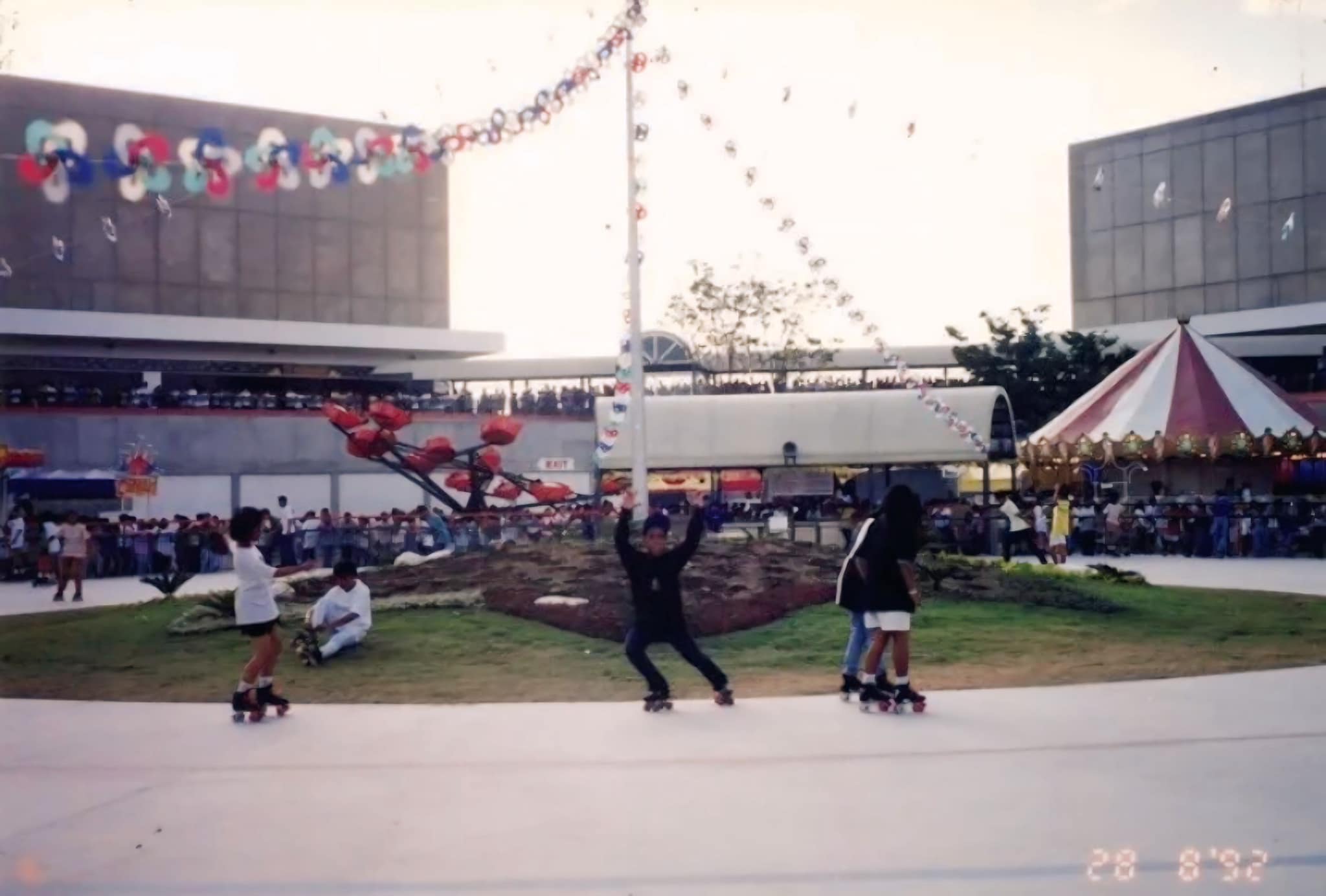 Spin City - Limketkai Center’s roller skating rink from...