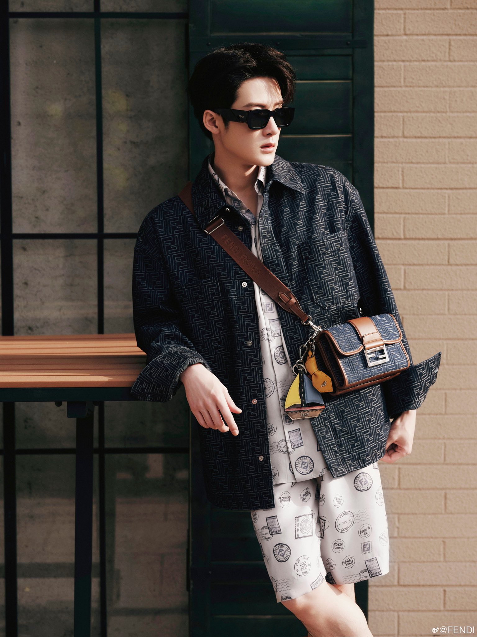 Tan Jianci wears the FENDI 2025 Summer Collection, paired with the