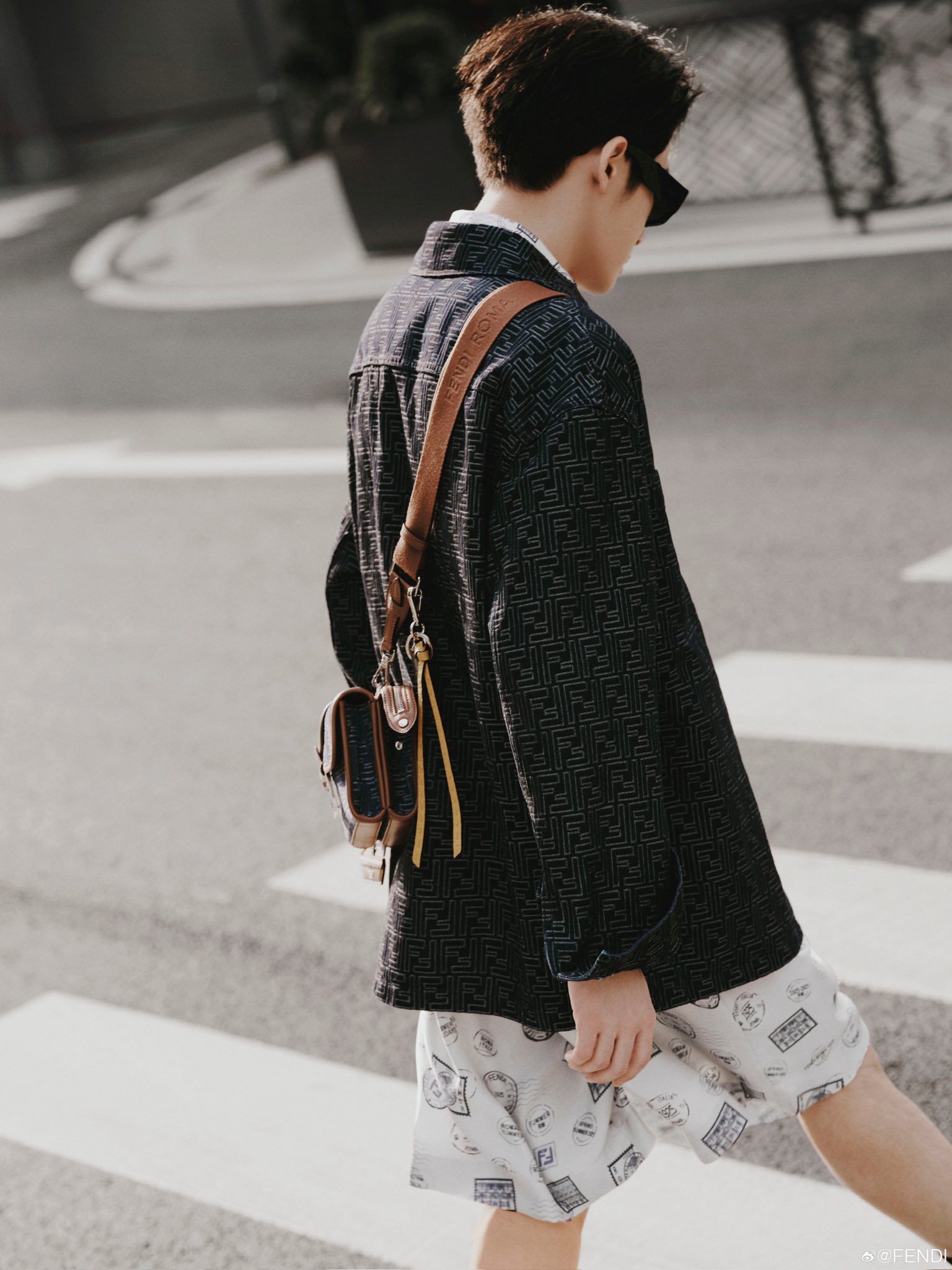 Tan Jianci wears the FENDI 2025 Summer Collection, paired with the