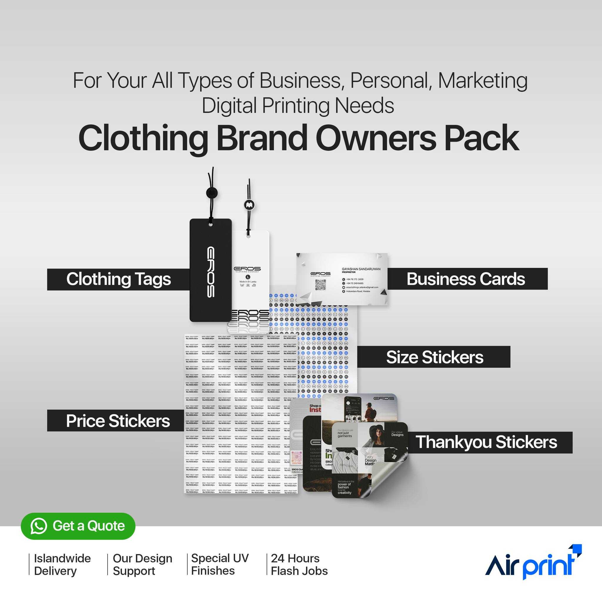 Air Print - Hey there, Clothing Brand Owners, From tags... | Facebook
