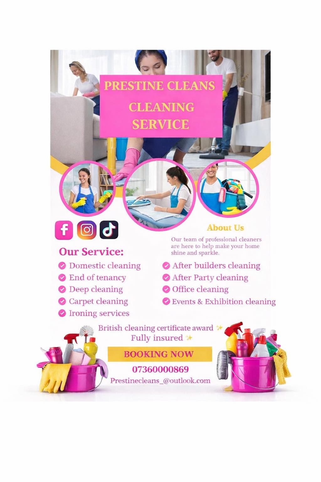 Prestine Cleans | Bristol