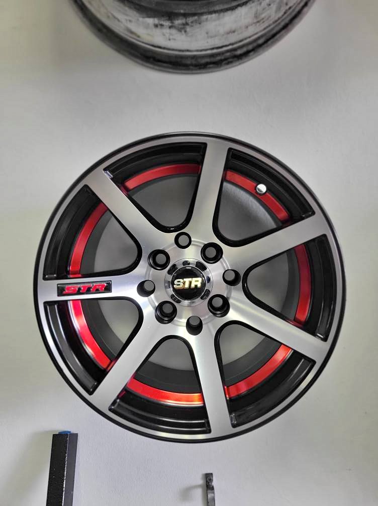 Vendo juego de rines 4 AGUEJEROS DOBLE MEDIDA STR 13X7.0 - Car Wheels ...
