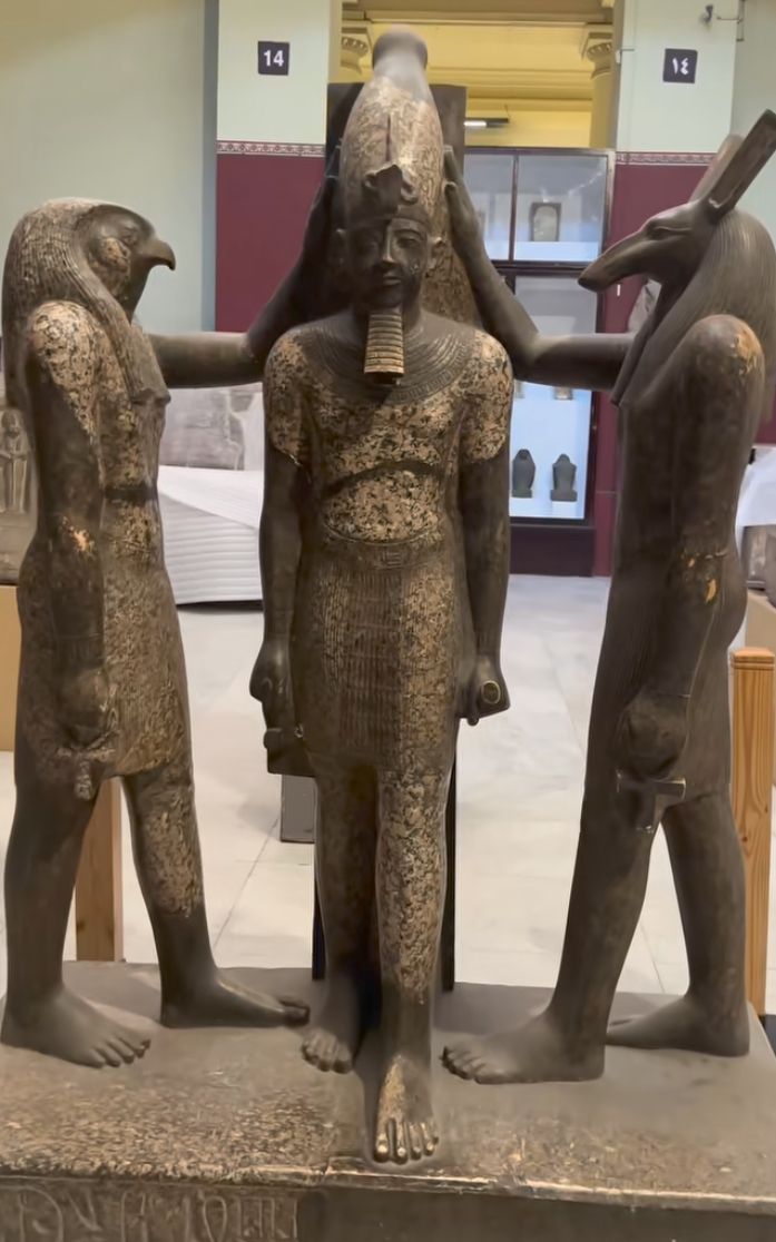 Ramses III statue from ancient Egypt's New Kingdom