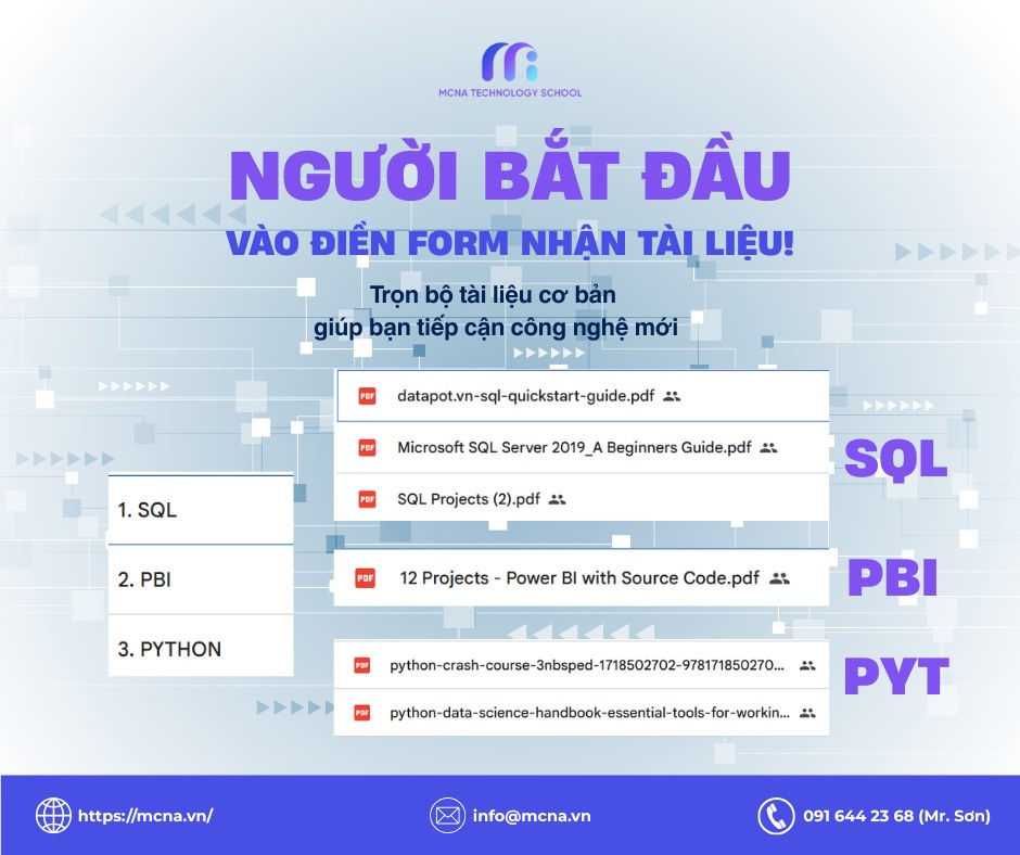 MCNA - 📚 MCNA CHIA SẺ: TÀI LIỆU HỌC PHÂN TÍCH DỮ LIỆU TỔNG HỢP – CHO ...