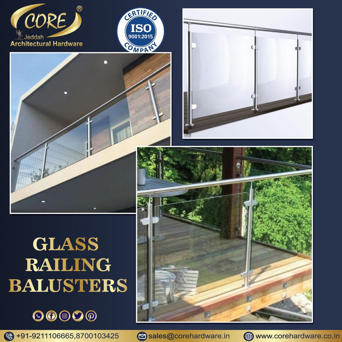 Core - Core presents various Railing Balusters that supports the ...