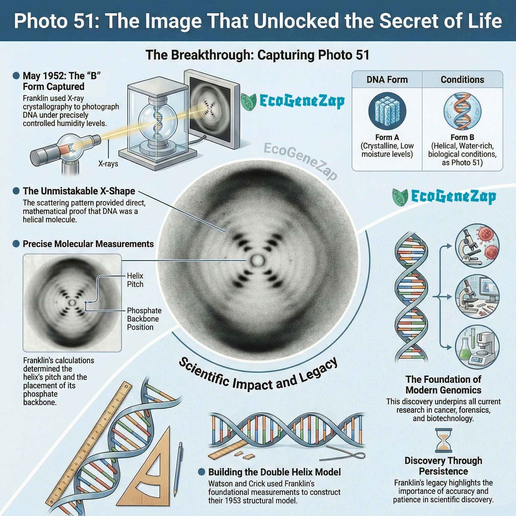 EcoGeneZap - The fundamental role Rosalind Franklin played in ...