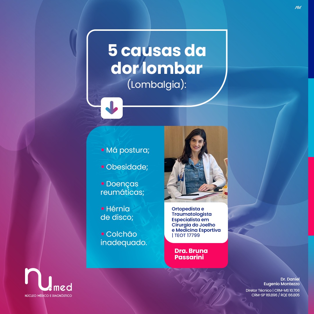 A dor lombar, também... - Numed - Núcleo Médico e Diagnóstico | Facebook