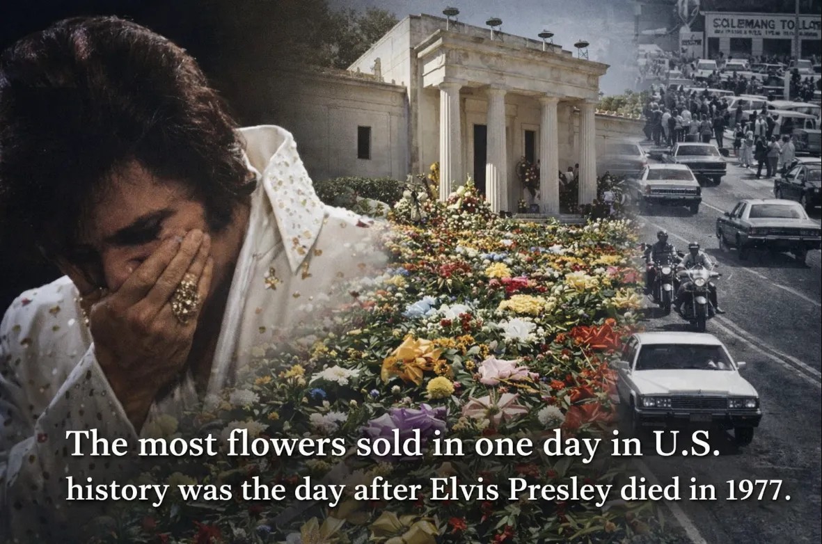 Legends - The day after Elvis Presley died in 1977, more flowers were ...