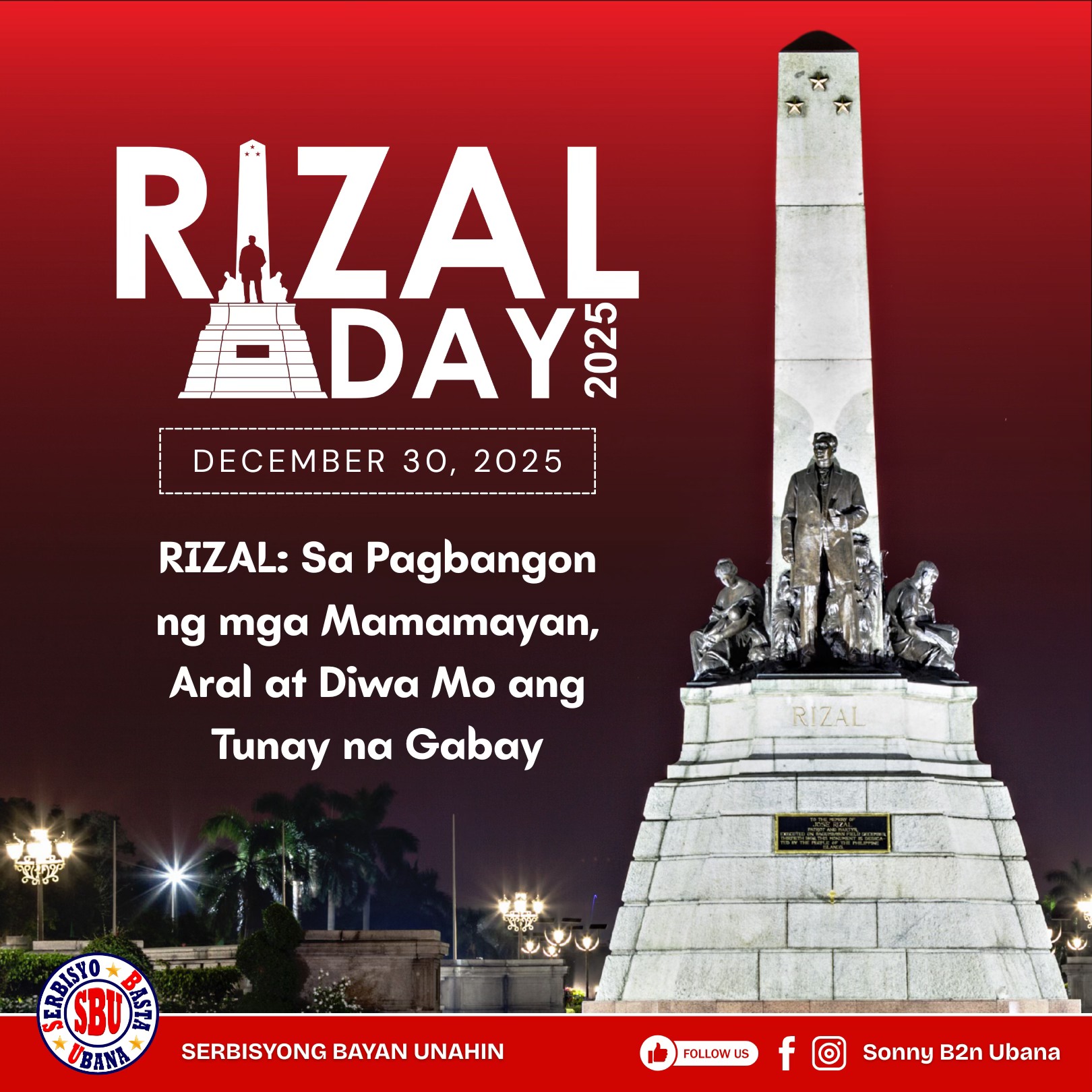 Sonny - Isang makabuluhang pagdiriwang ng Araw ni Rizal! 🇵🇭 Sa temang ...