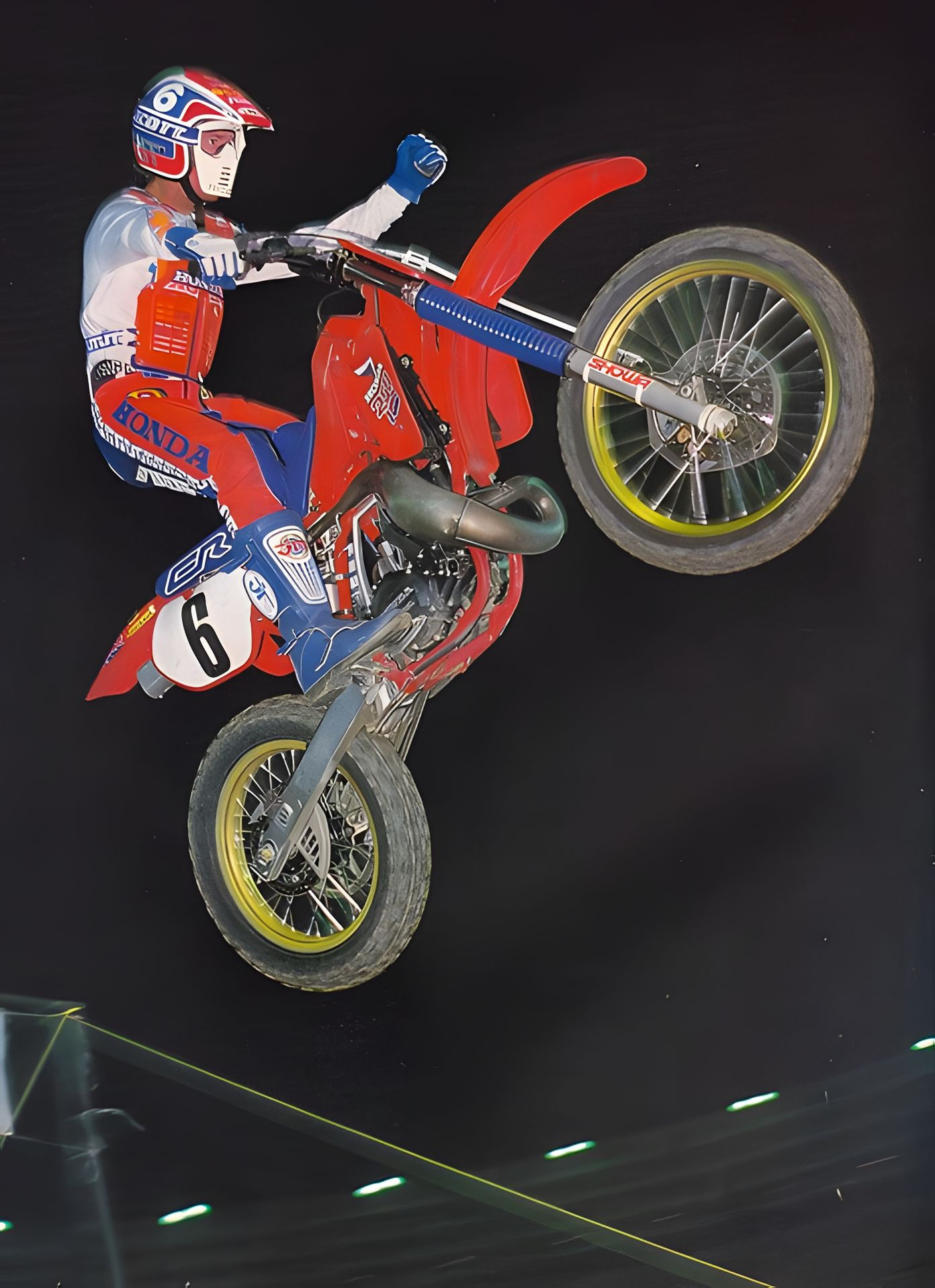 David Bailey's stylish motocross racing in 1983