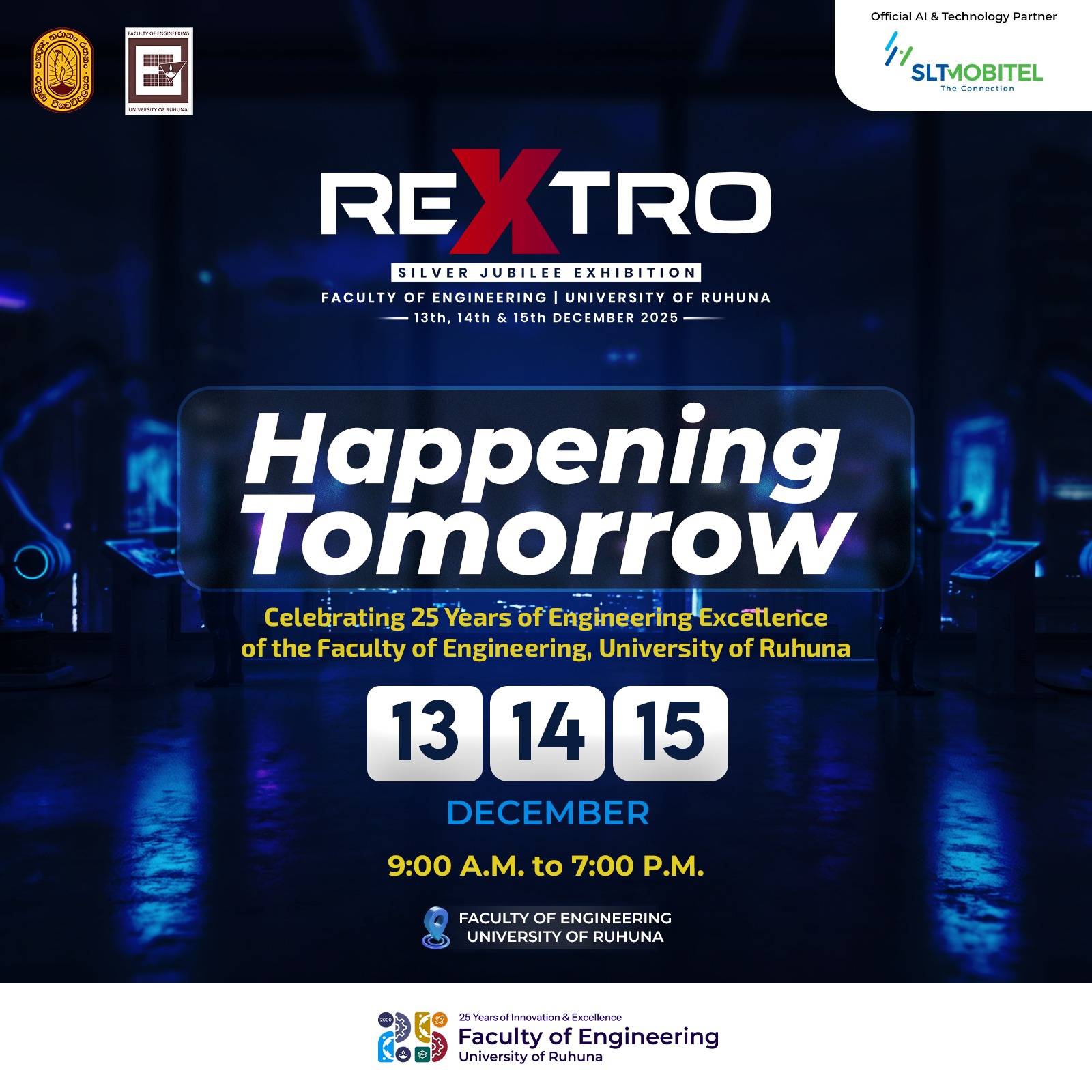ReXtro - 🚀 Tomorrow, the journey begins. ReXtro 2025, Sri Lanka’s ...