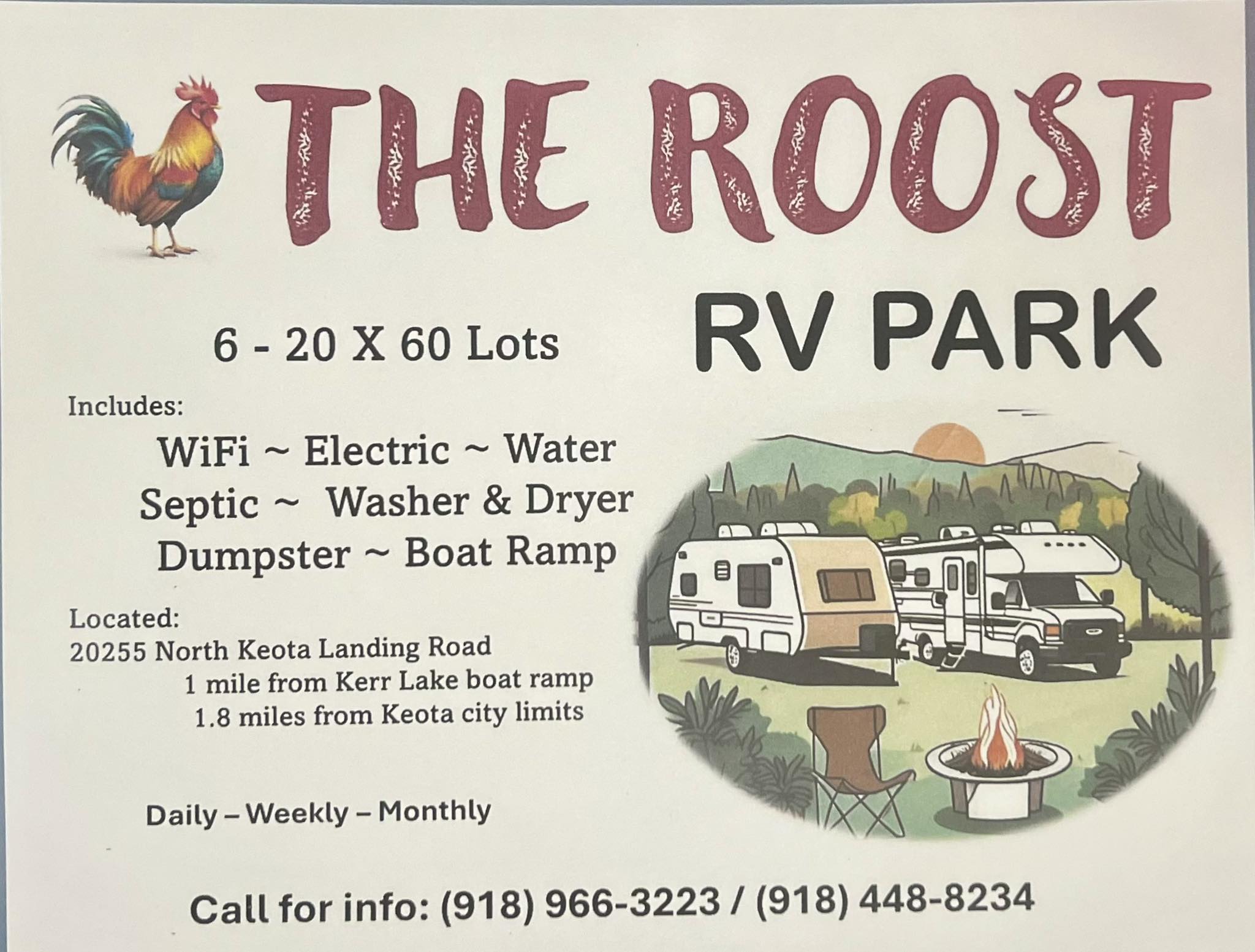 The ROOST RV PARK | Keota OK