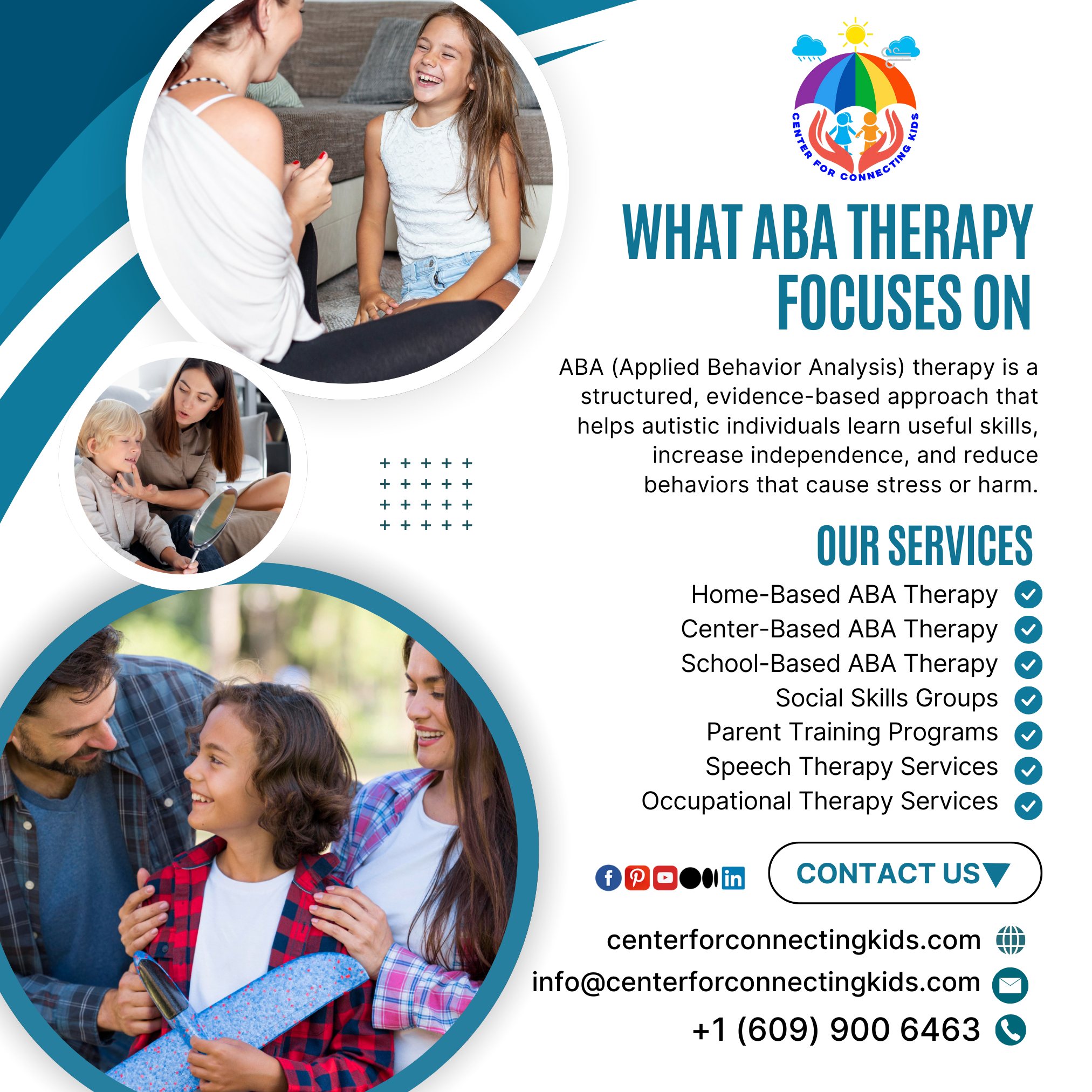 Center - 𝐖𝐡𝐚𝐭 𝐀𝐁𝐀 𝐓𝐡𝐞𝐫𝐚𝐩𝐲 𝐅𝐨𝐜𝐮𝐬𝐞𝐬 𝐎𝐧 . ABA (Applied Behavior Analysis ...