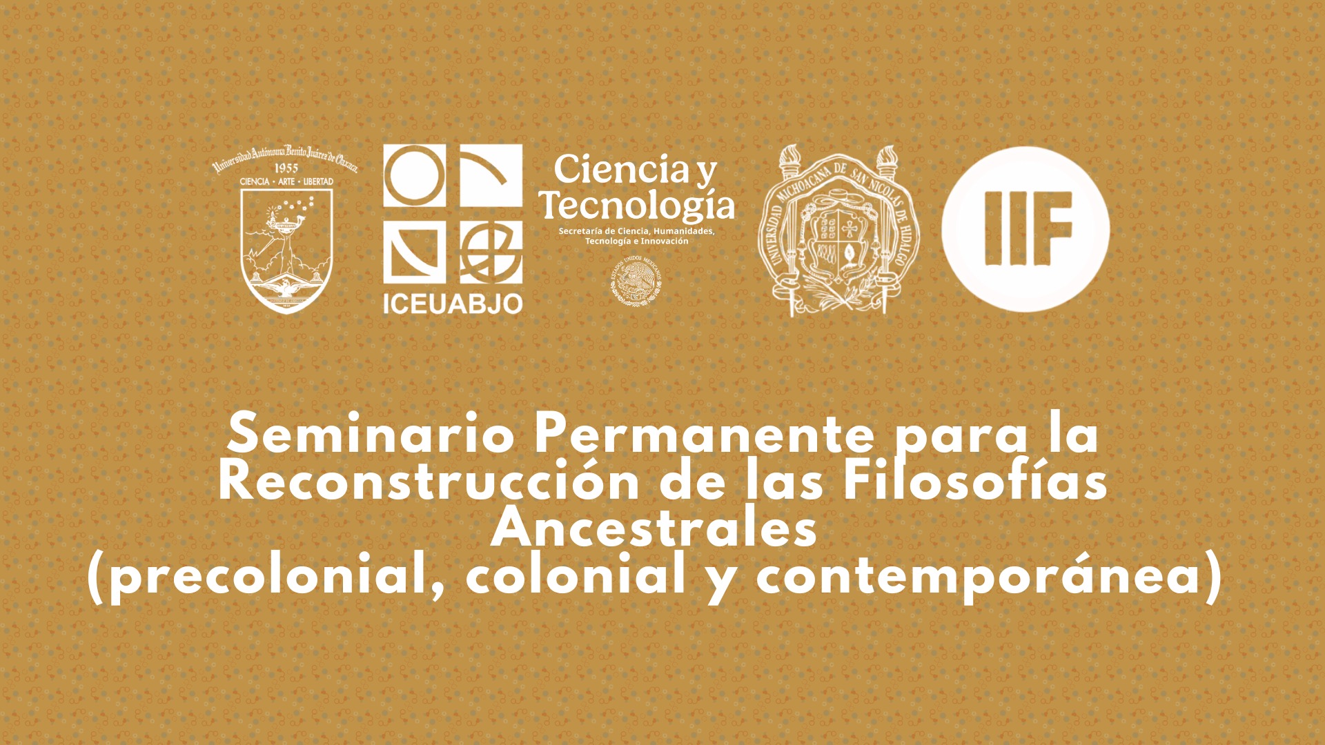 Seminario permanente de reconstrucción de filosofías ancestrales