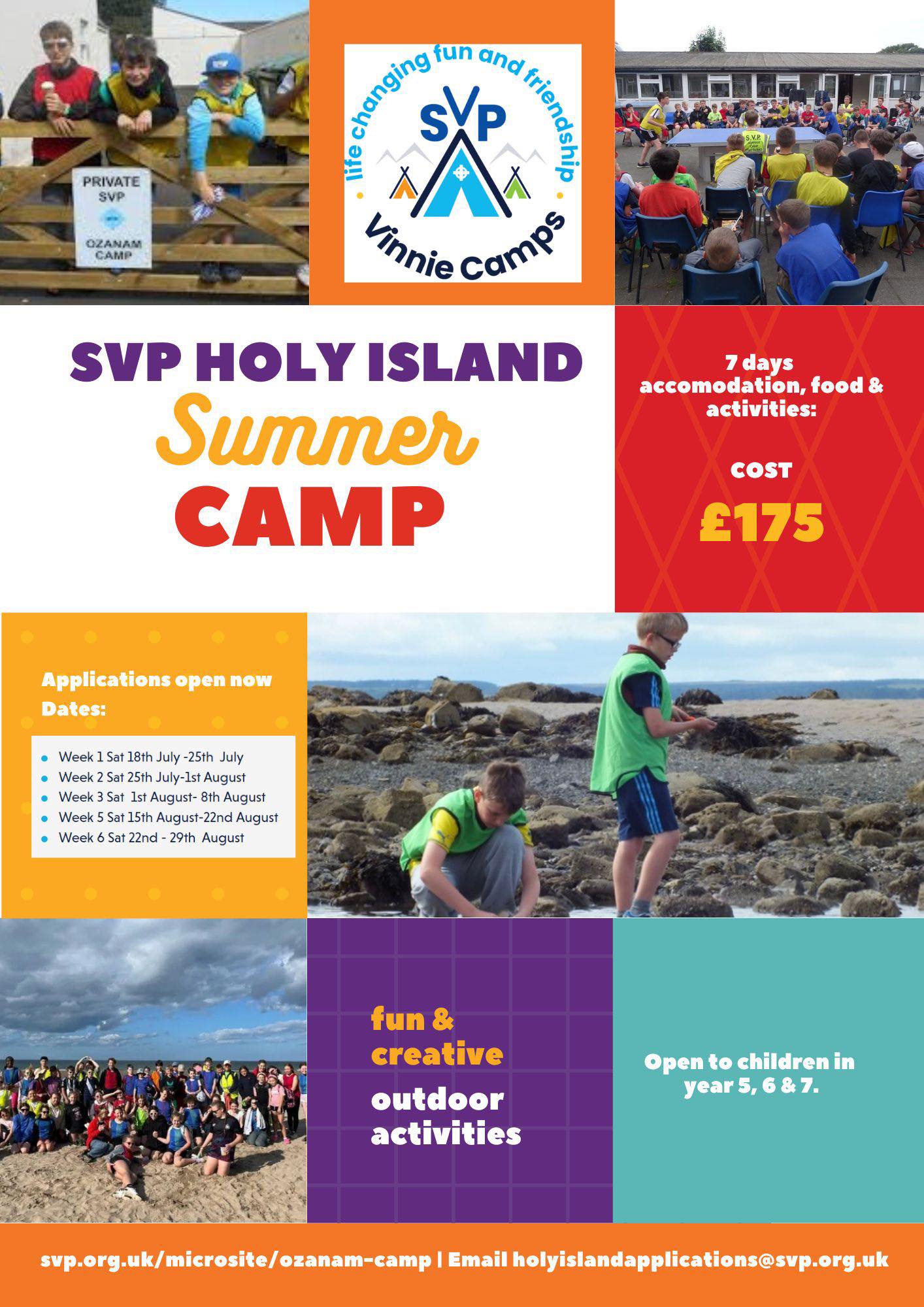 St - ☀️ SVP Holy Island Summer Camp – Bookings Now Open ☀️ Bookings are ...