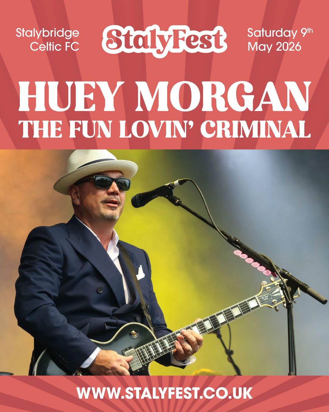StalyFest - We’re super excited to announce Huey Morgan, The Fun Lovin ...