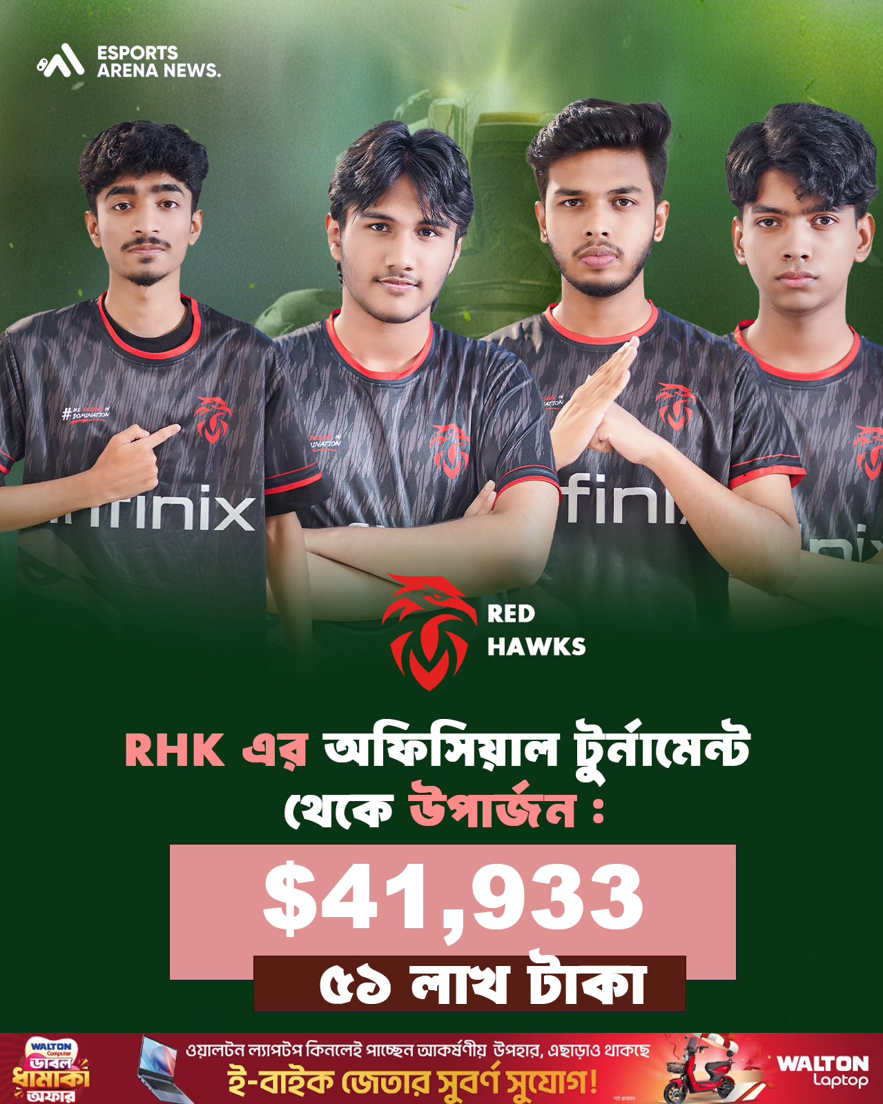 Esports - 🇧🇩 Redhawks (RHK) এর আয় চমক! বাংলাদেশের জনপ্রিয় ইস্পোর্টস ...