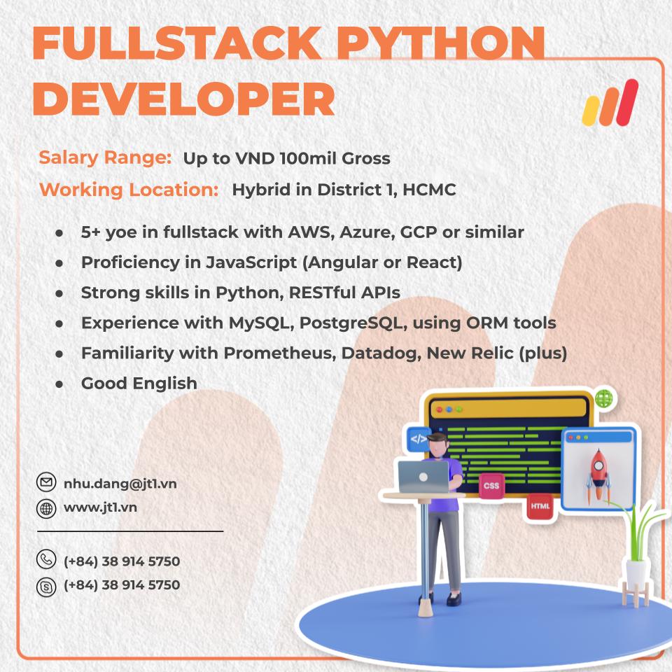 Tuyển dụng-Headhunt/Outsource IT (Fullstack, ReactJS, Java, NodeJS, PHP ...