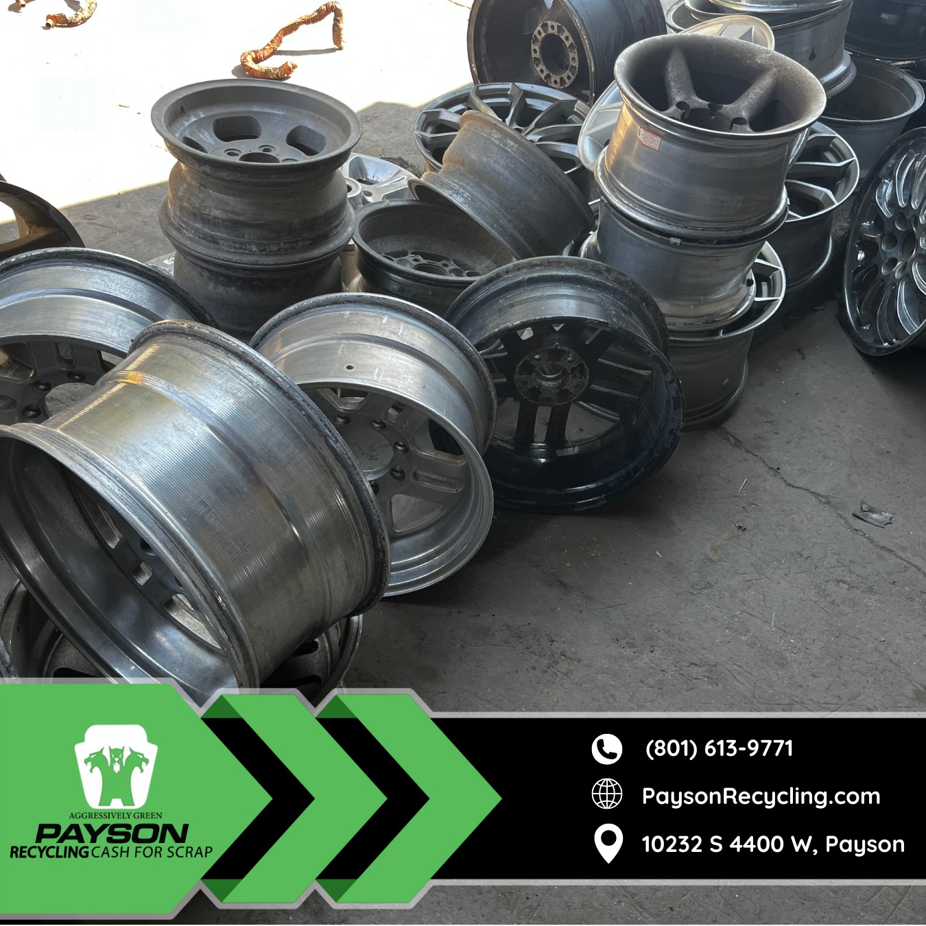 Payson - Those old rims aren’t junk... they’re worth cash. 🛞💲 At Payson ...