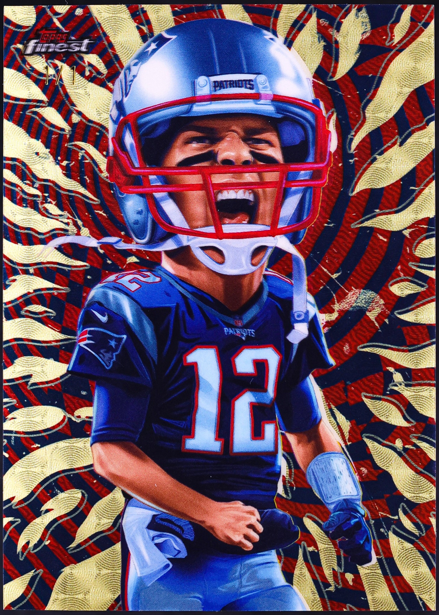 tom brady rare cards 2012 Topps Strata #100 Patriots QB MVP, 7x Super Bowl, GOAT! Rare Tom Brady card from