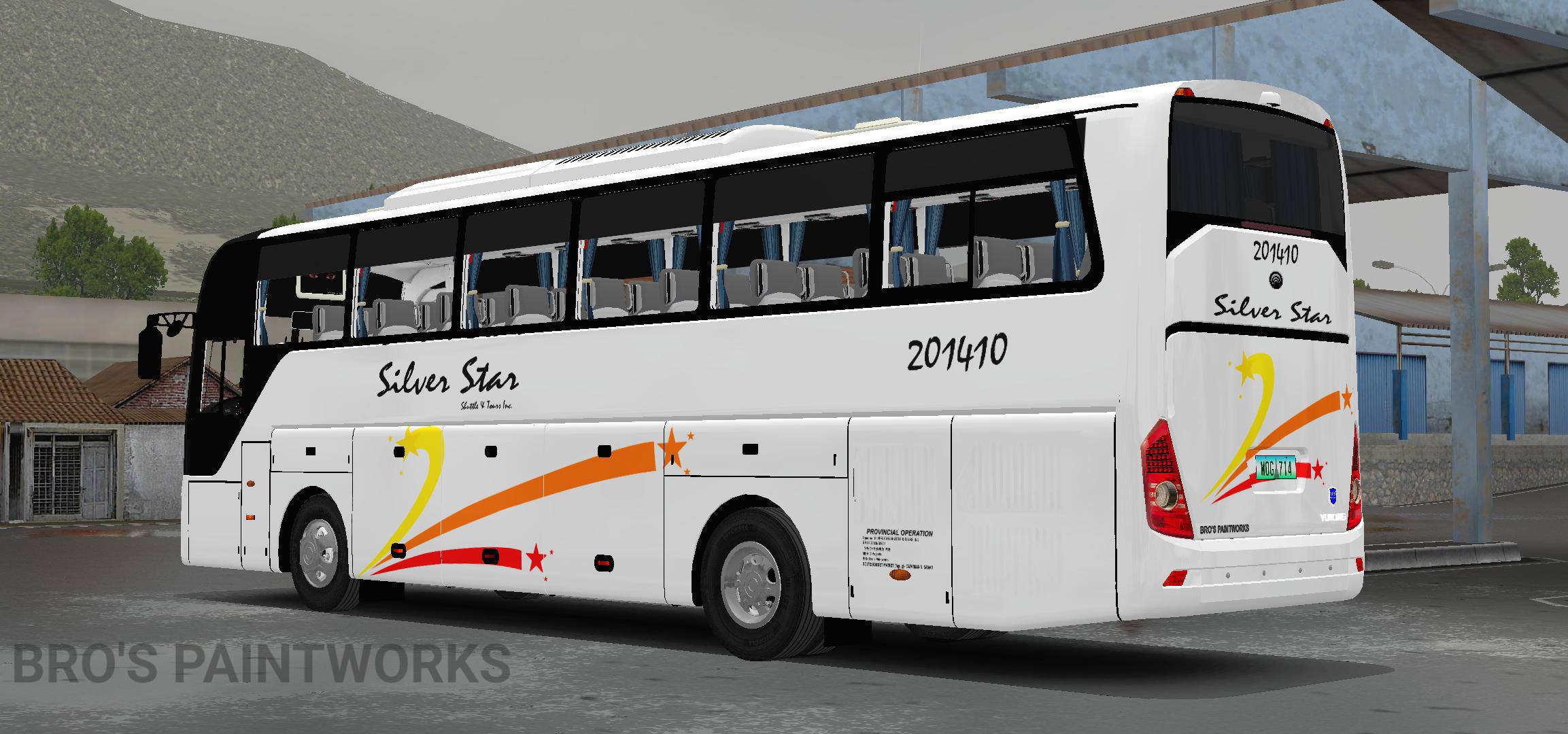 K　-Lost Small World- Veteran EV Runner Silver Star Shuttle & Tours Inc. Yutong ZK6122HD