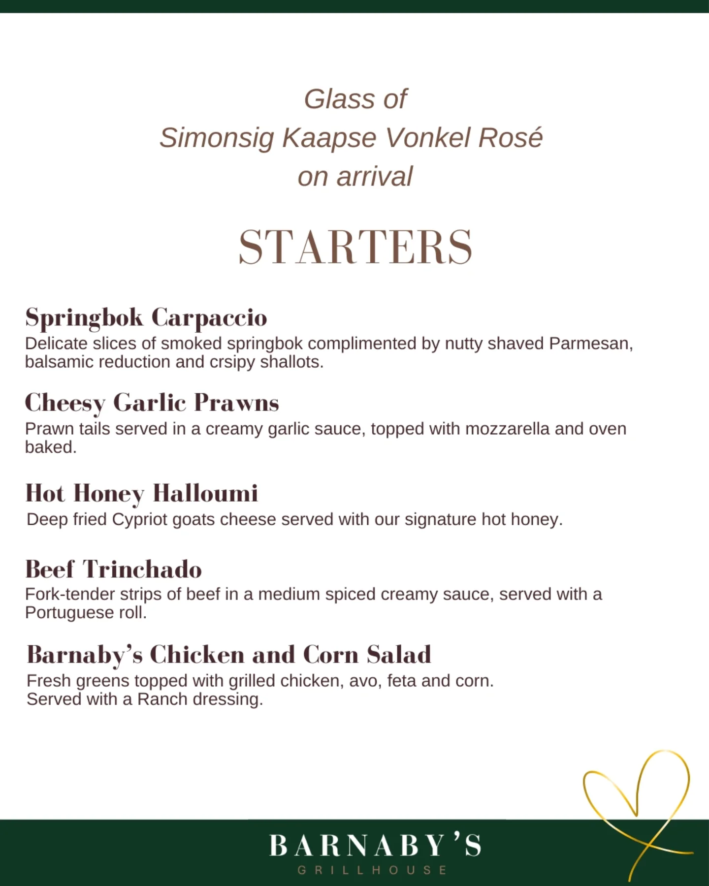 Barnaby's Grillhouse | Durban North