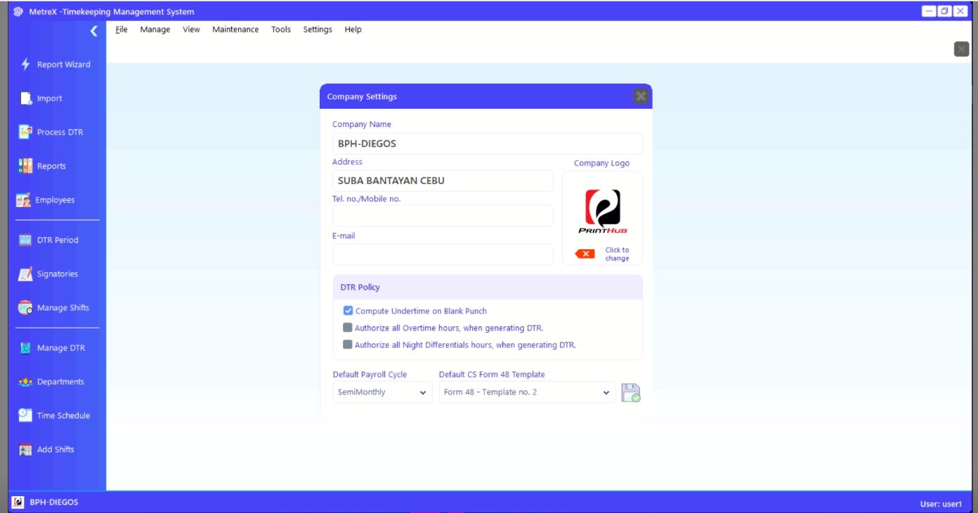 Metrex Time keeping and Attendance System