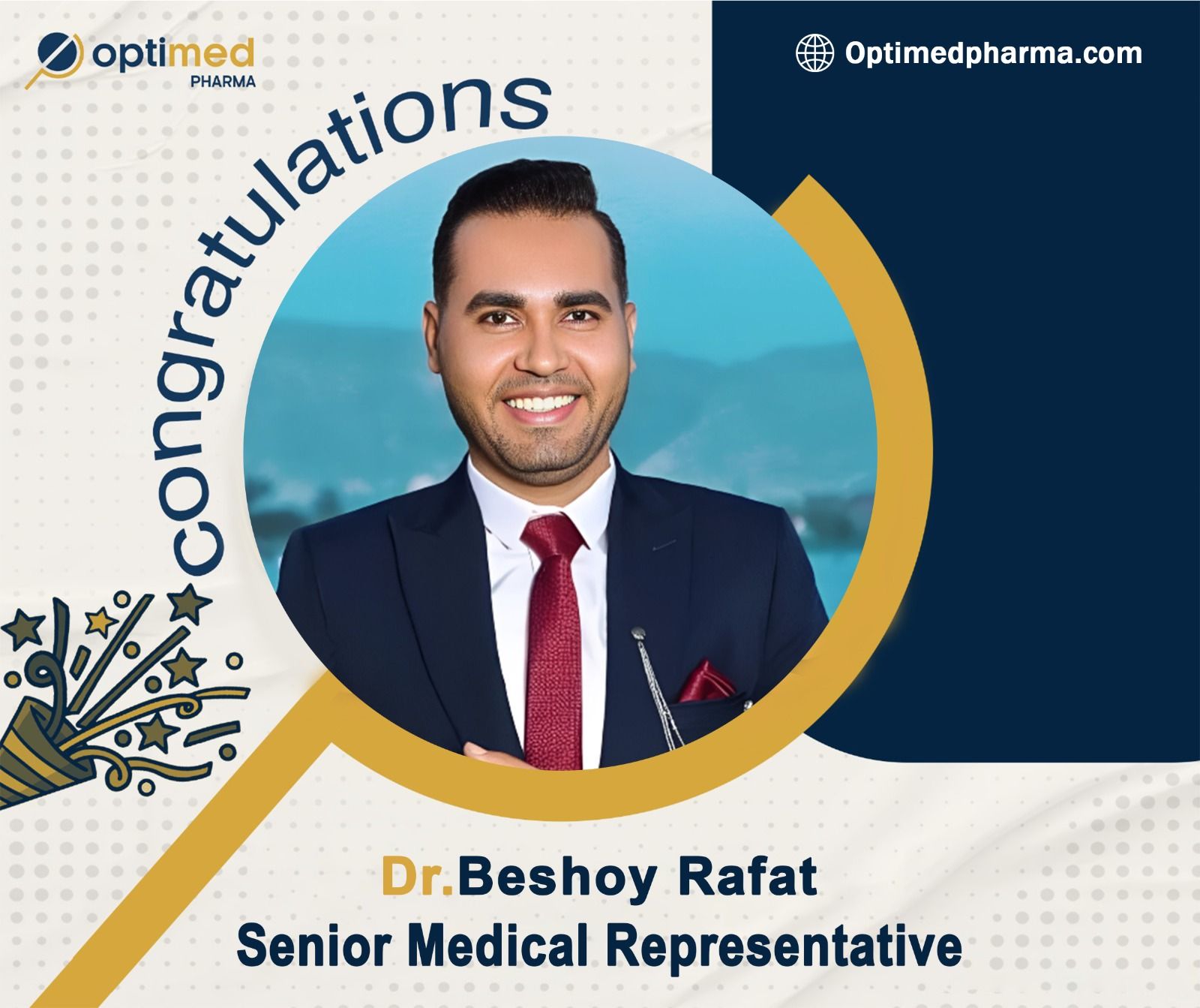 Optimed Pharma - Congratulations to Dr. Beshoy Rafat on... | Facebook