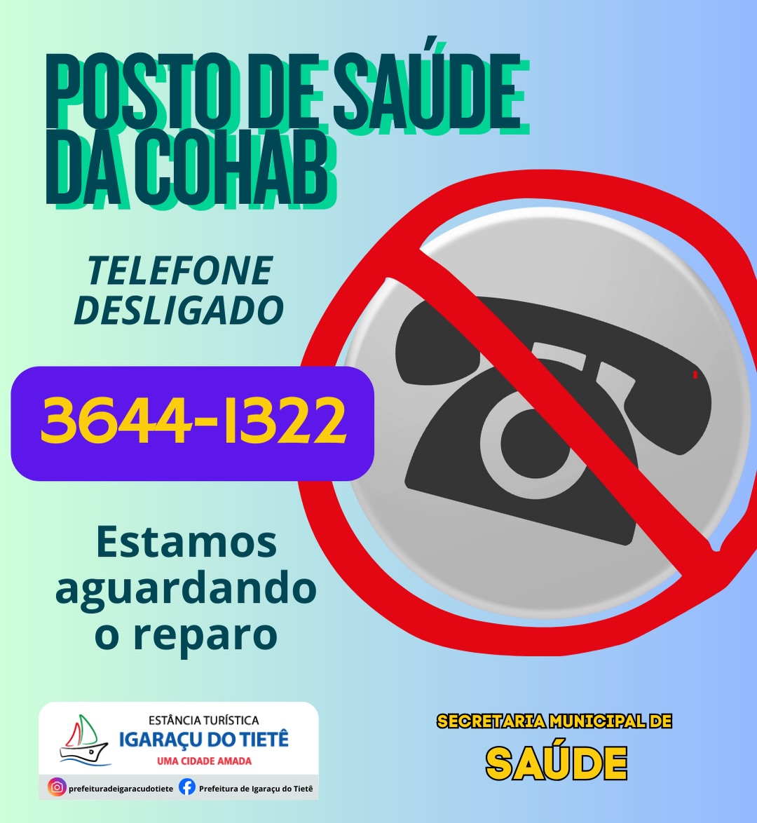 - Telefone do PAS da Vila... - Prefeitura de Igaraçu do Tietê | Facebook