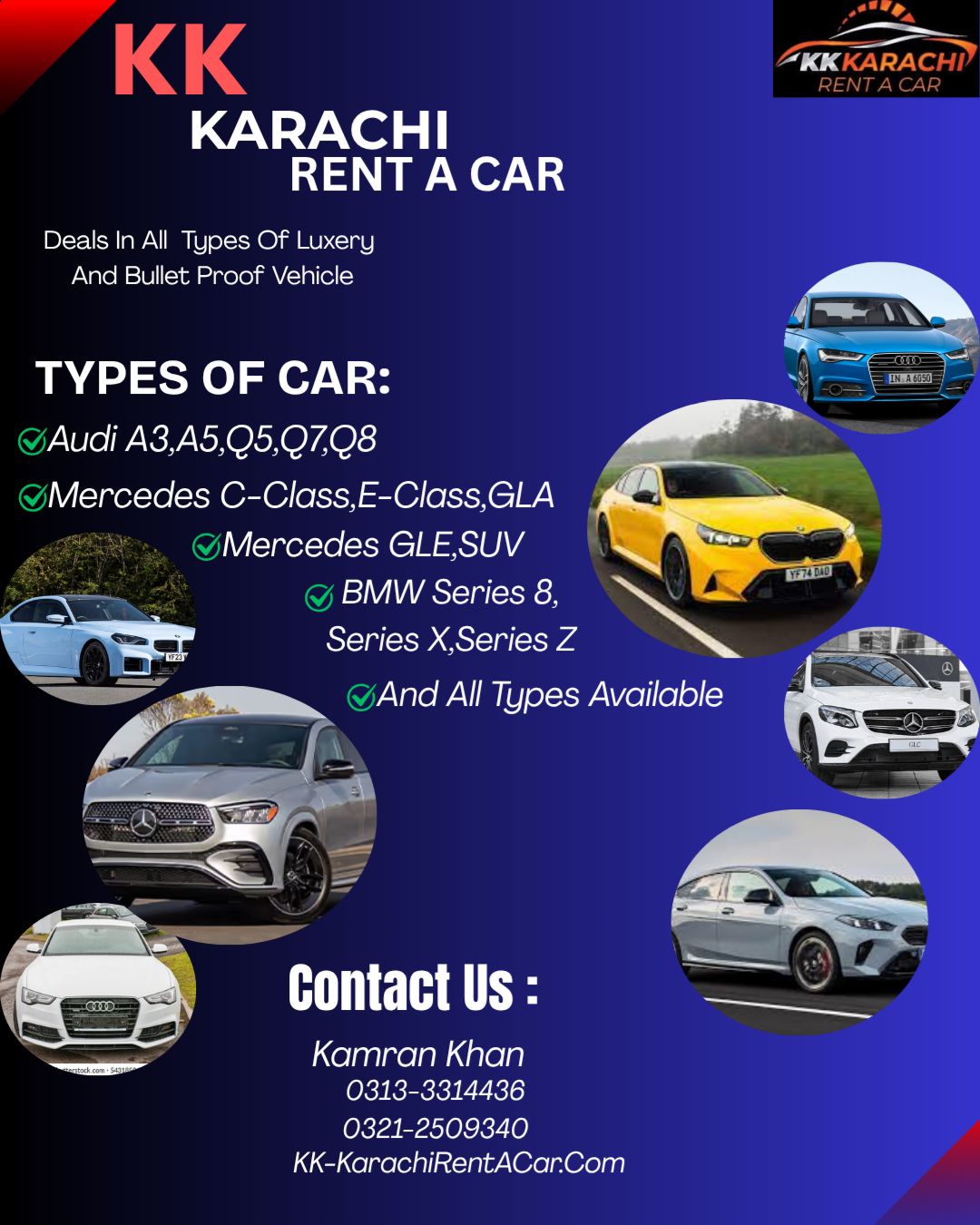KK Karachi Rent A Car | Karachi