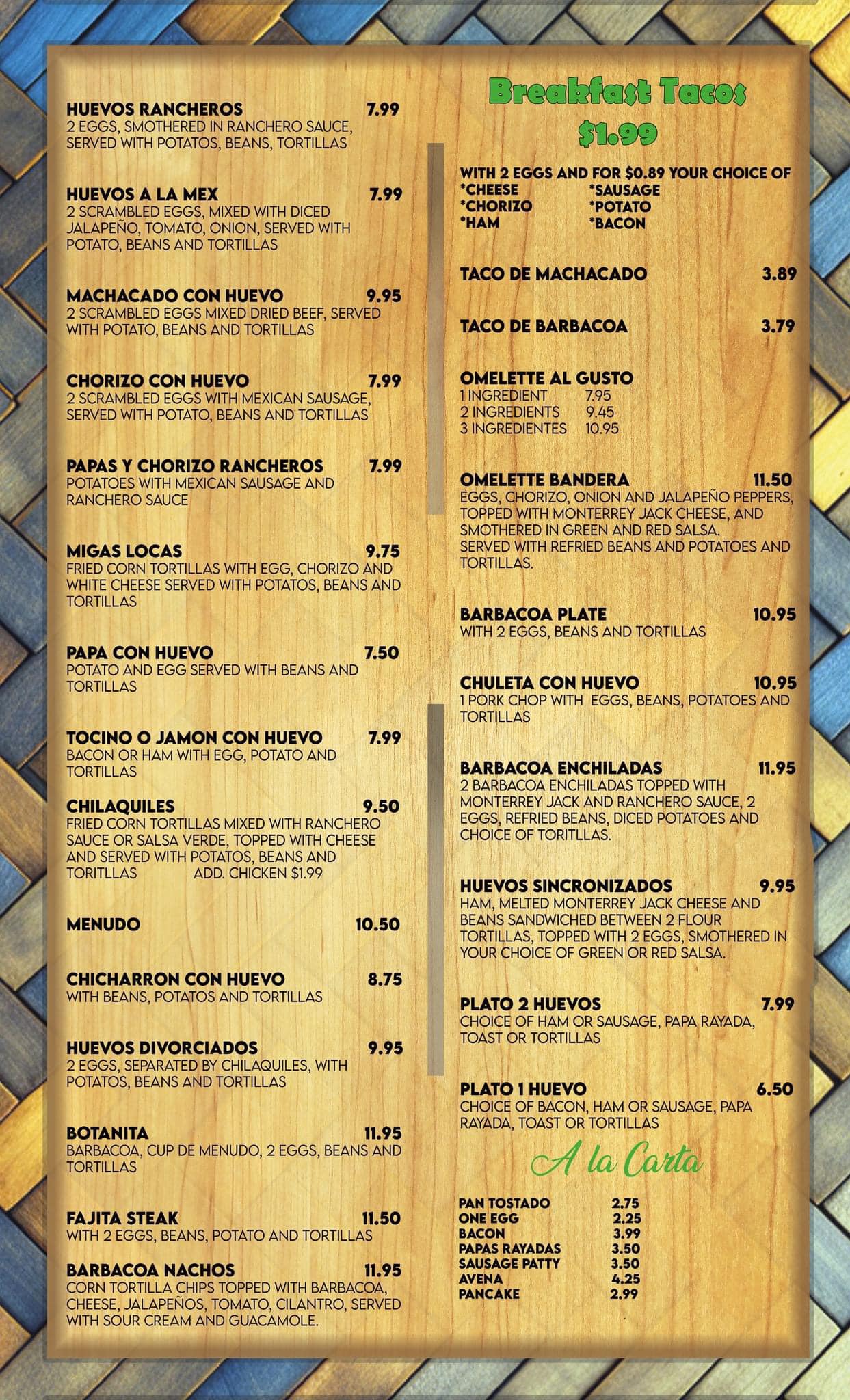 Discover all our... - El Jardin Mexican Restaurant-RGV