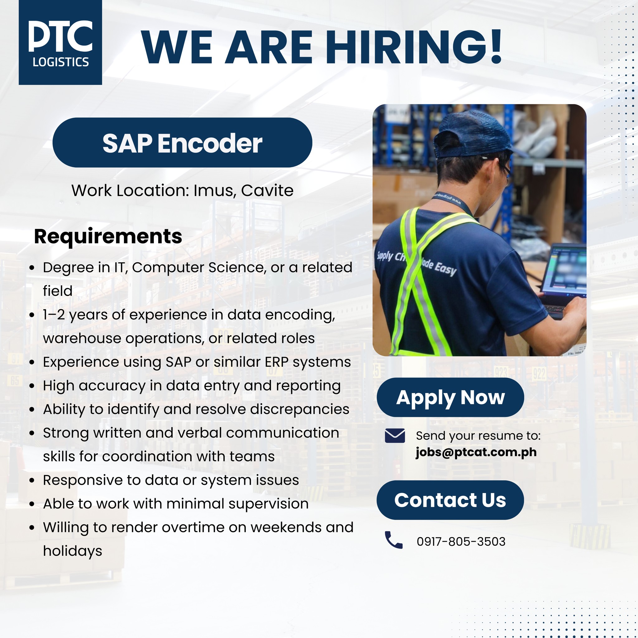 PTC Logistics - 🚛 𝗝𝗢𝗕 𝗔𝗟𝗘𝗥𝗧! 🚛 Join PTC Logistics and be... | Facebook
