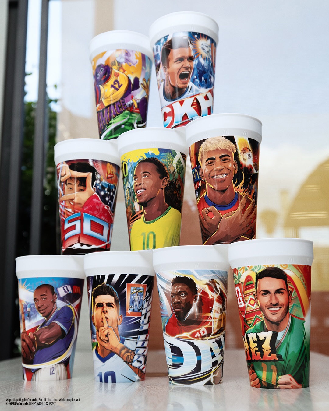 ⚽🥤 The FIFA World Cup 26™ cups are now here at McDonald's
