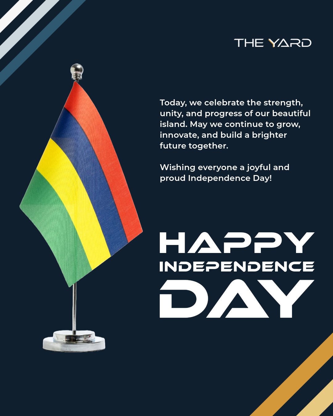 The Yard - Happy Independence Day, Mauritius! 🇲🇺 Celebrating the spirit ...