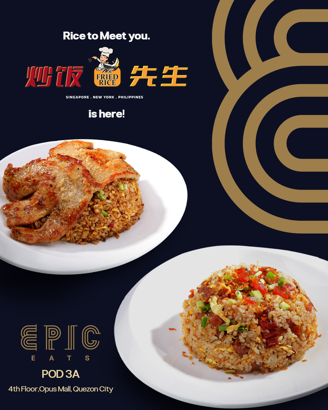 Epic Eats PH - Ready, set, fry! 🍳 Mr. Fried Rice is now here in the ...