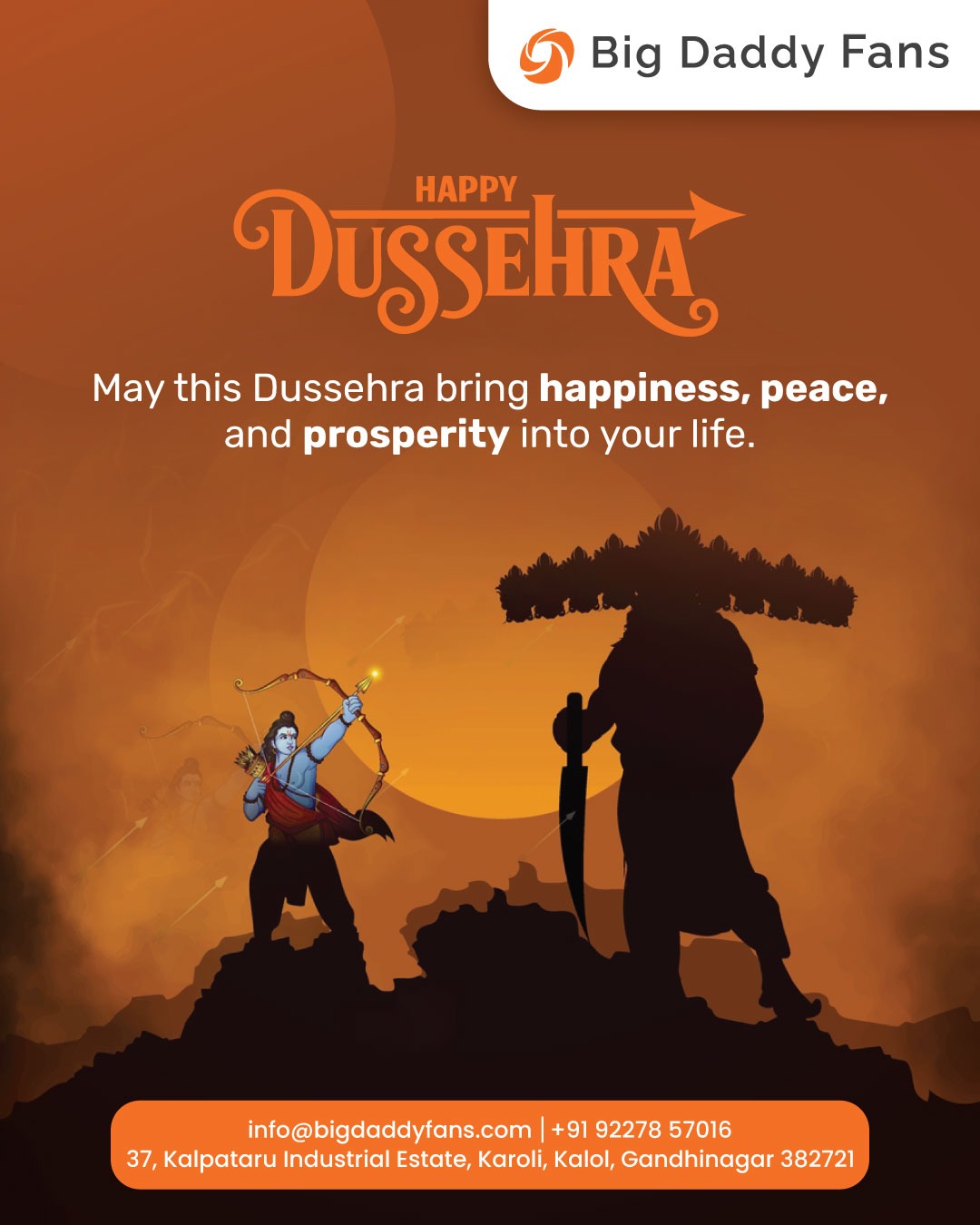 Big - HAPPY DUSSEHRA May this Dussehra bring happiness, peace, and ...