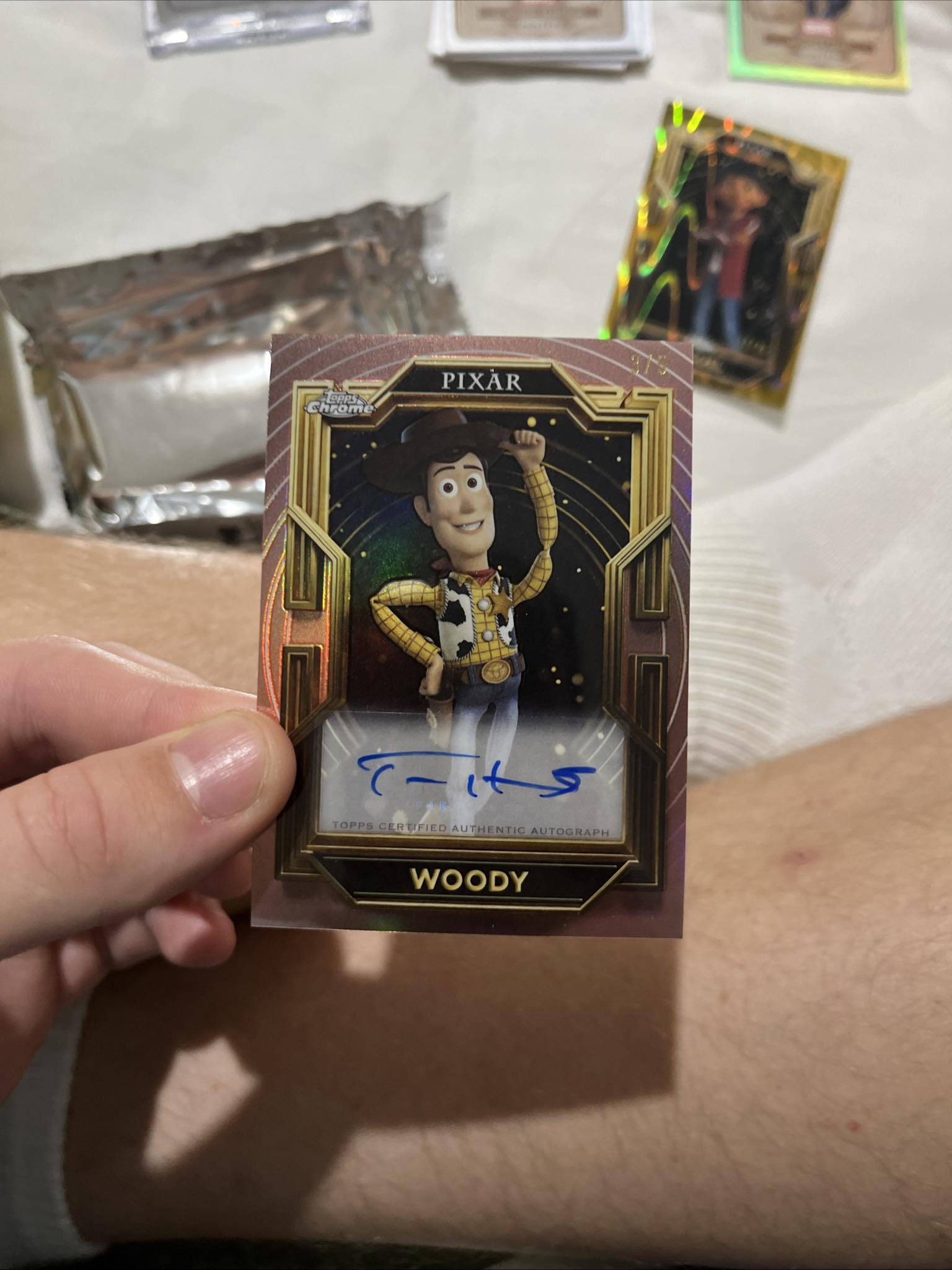 Buying golden Pixar cards from Topps