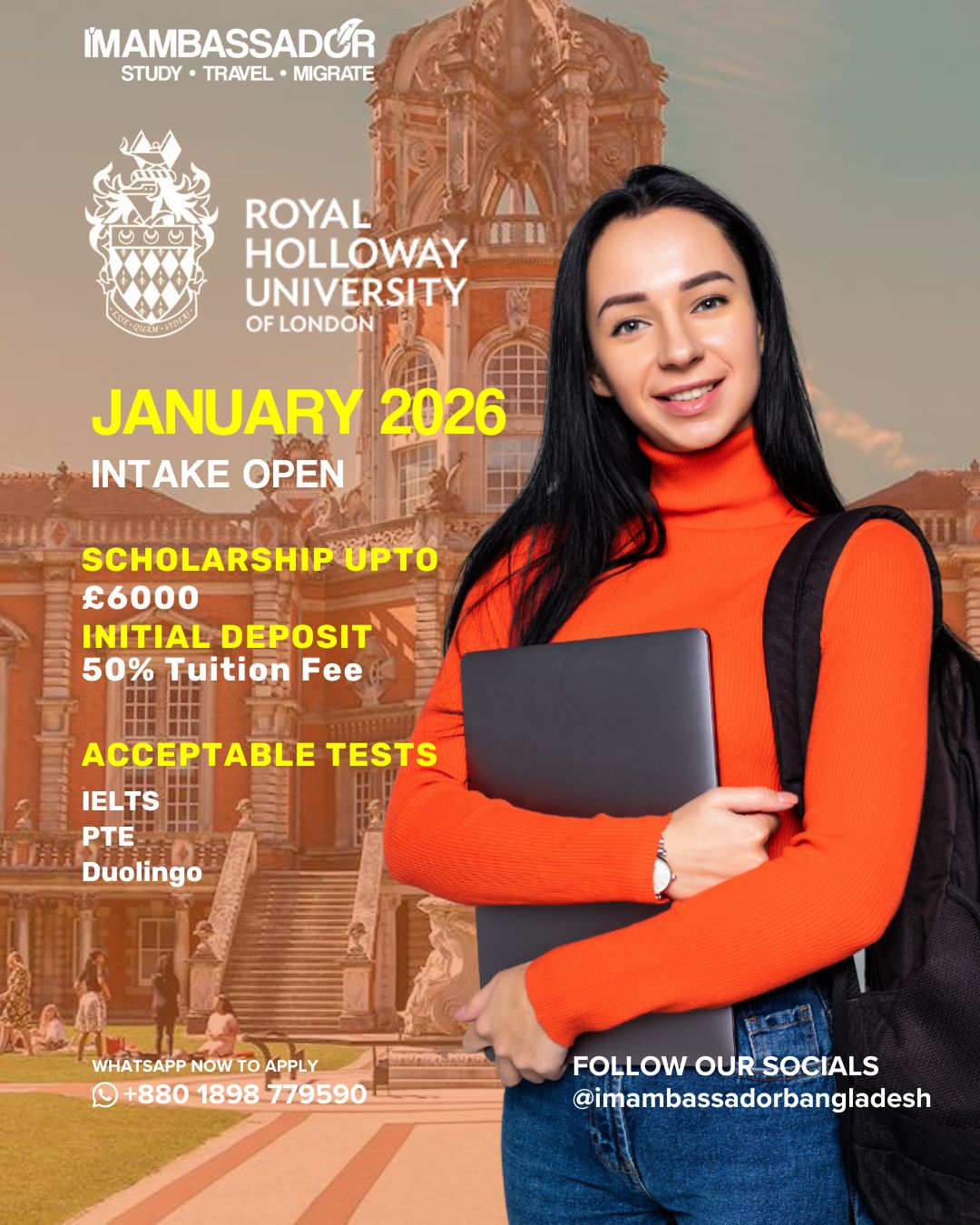 Ambassador - 🎓 Royal Holloway, University of London – January 2026 ...