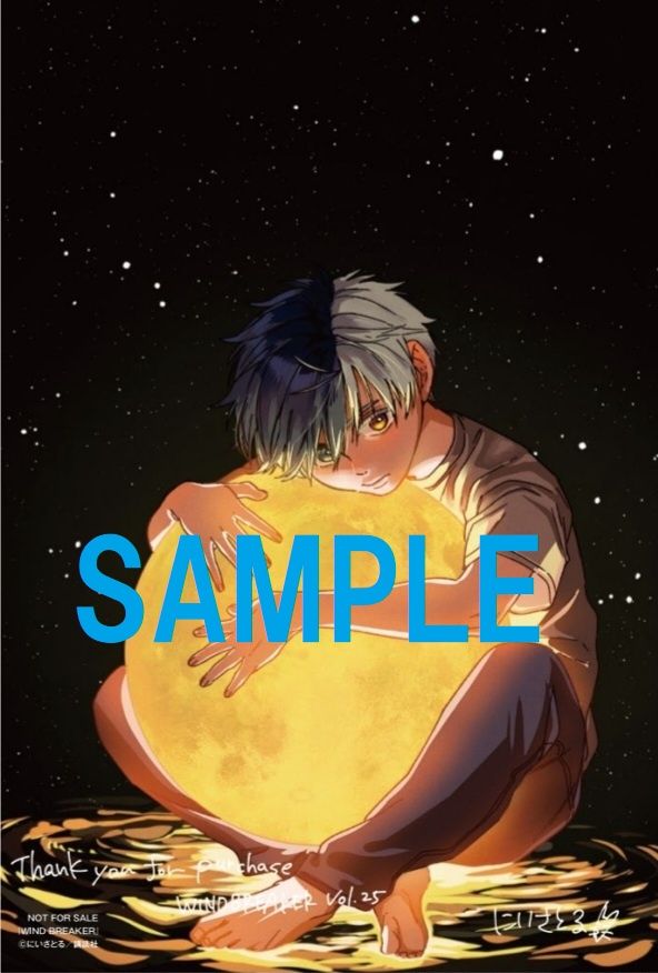 Wind Breaker VOL 25 bonus illustration SAMPLE NOTFORSALE