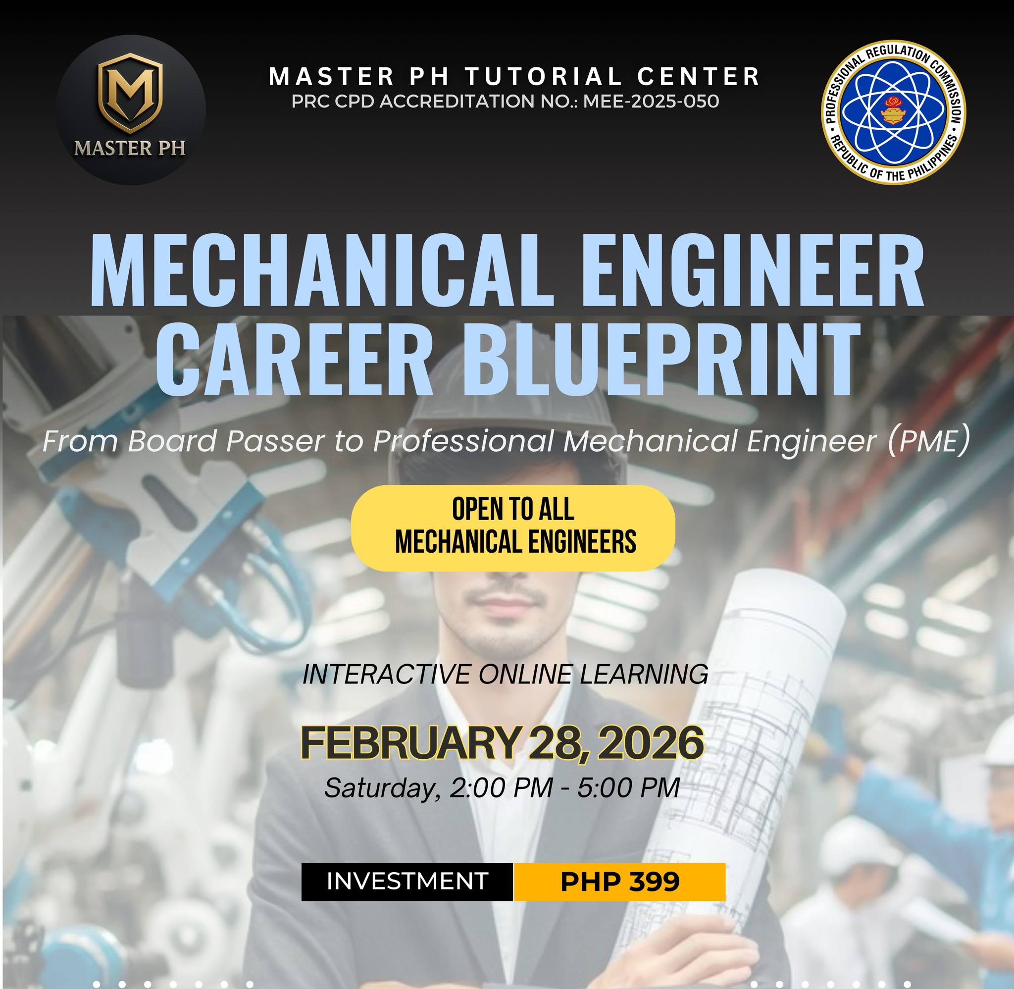 Master - ACCELERATE YOUR PATH TO PME — The Right Way. Reserve your slot ...